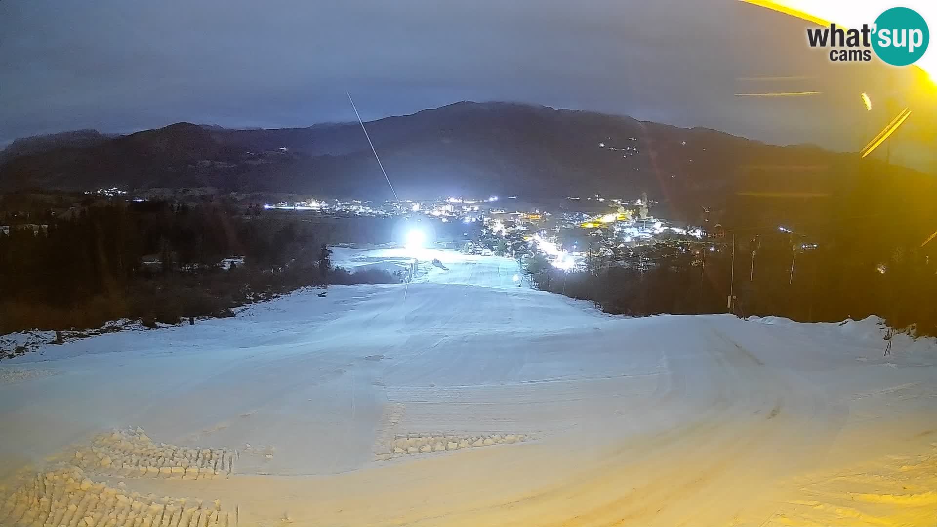 Spletna kamera Bohinjska Bistrica – Pogled v živo s smučišča Kozji Hrbet