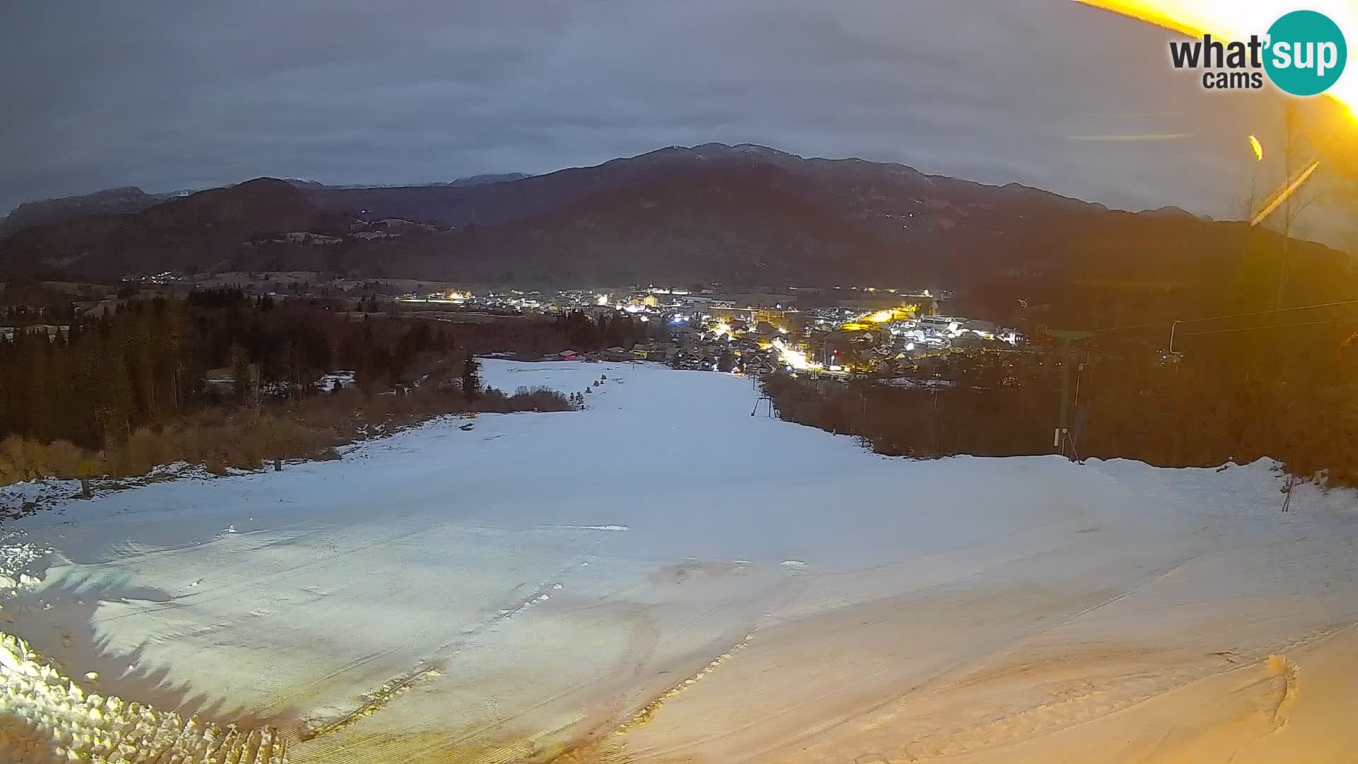 Webcam Bohinjska Bistrica – Live View from Kozji Hrbet Ski Station