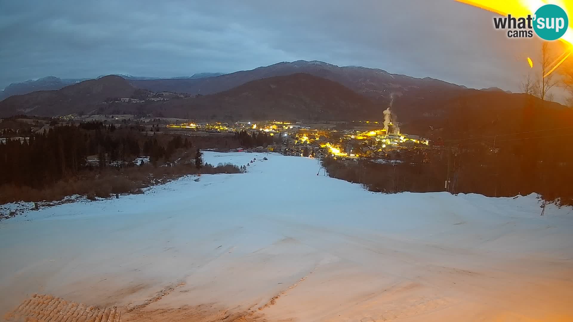 Cámara en vivo Bohinjska Bistrica – Vista en directo desde la estación de esquí Kozji Hrbet