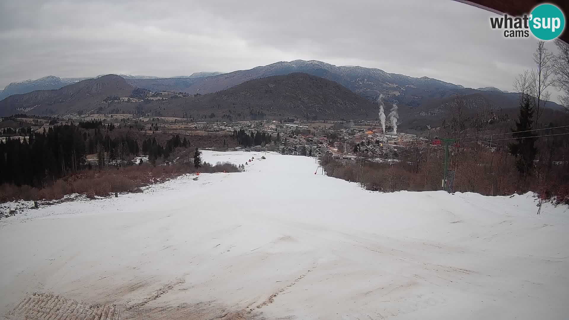 Webcam Bohinjska Bistrica – Live View from Kozji Hrbet Ski Station
