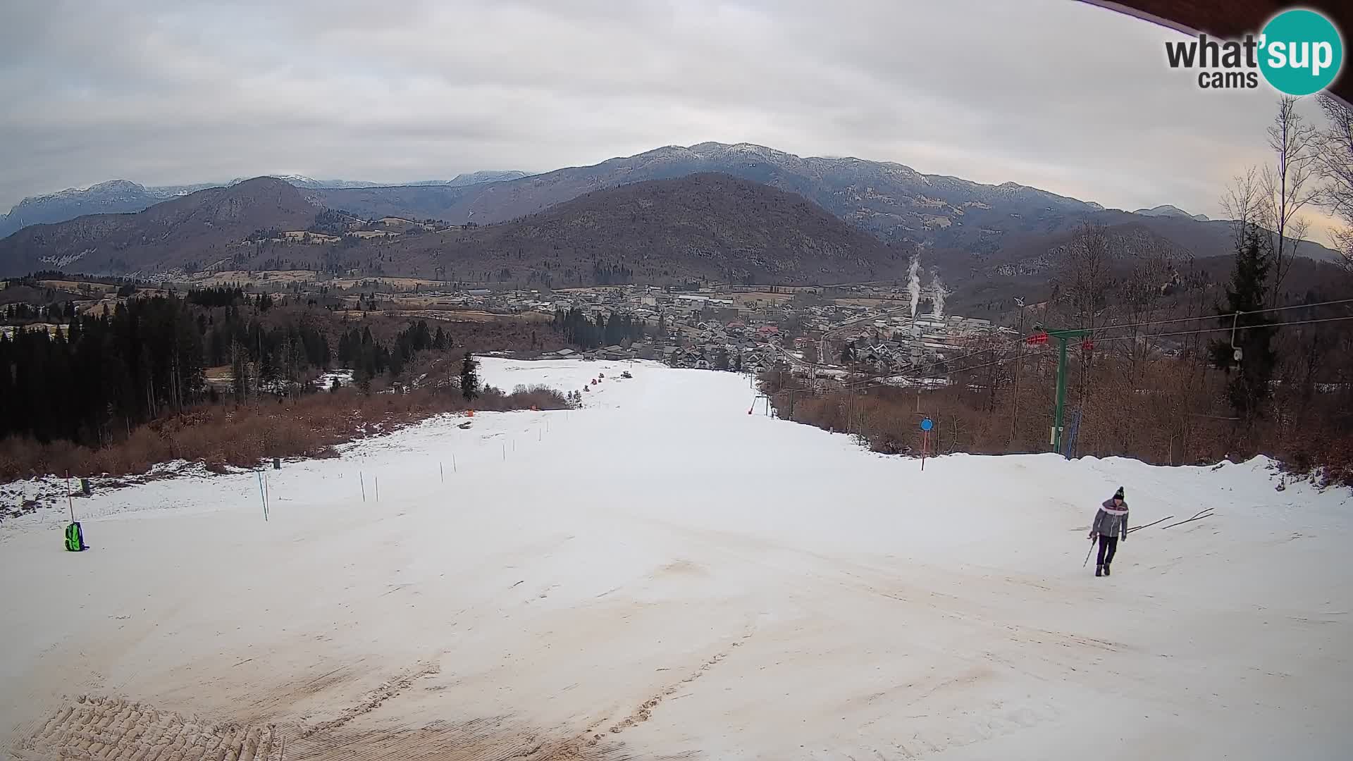 Kamera uživo Bohinjska Bistrica – Pogled u stvarnom vremenu sa skijališta Kozji Hrbet
