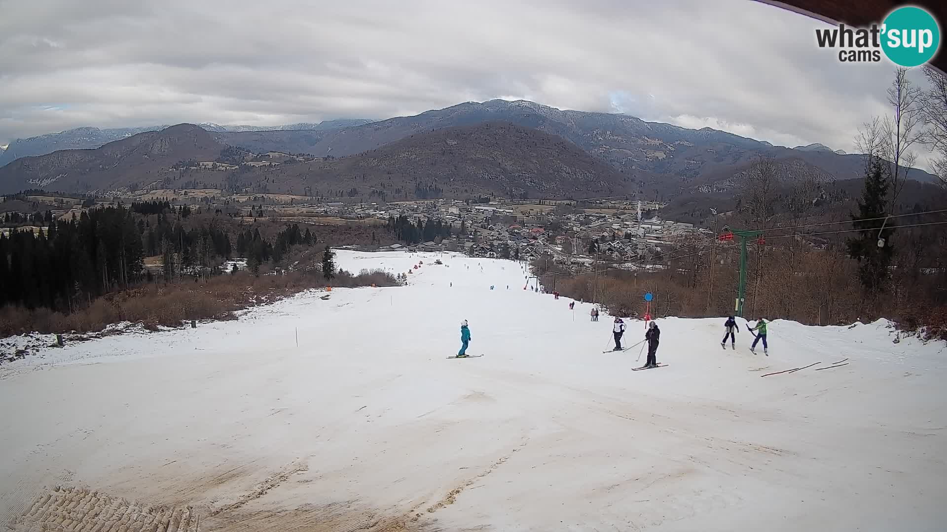 Spletna kamera Bohinjska Bistrica – Pogled v živo s smučišča Kozji Hrbet