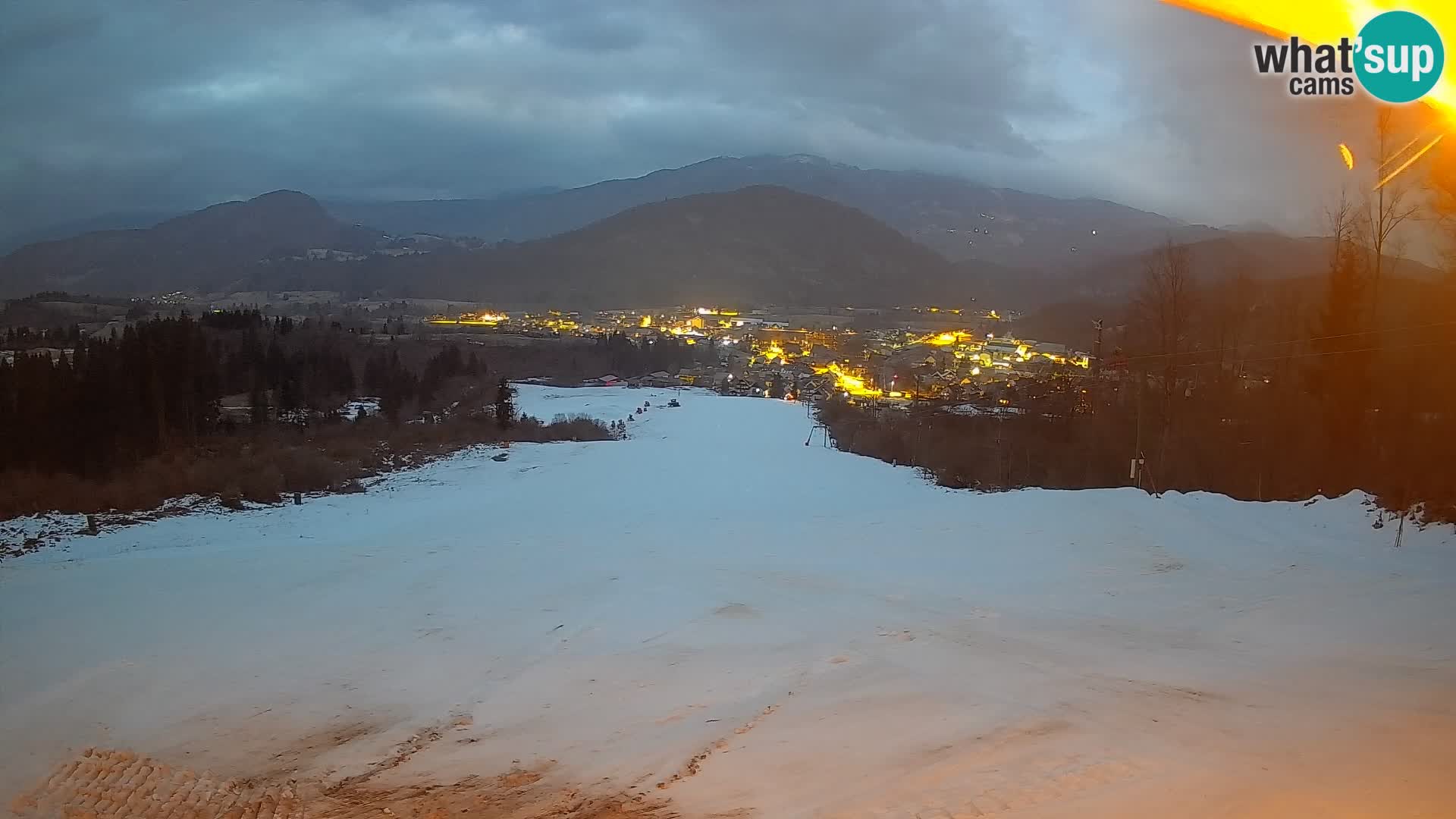 Webcam Bohinjska Bistrica – Live View from Kozji Hrbet Ski Station