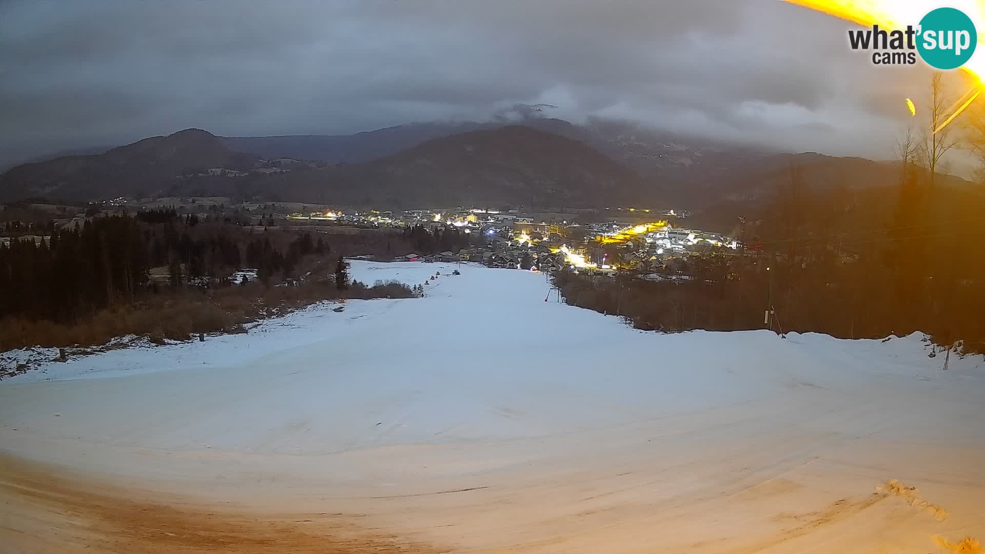 Webcam Bohinjska Bistrica – Vue en direct depuis la station de ski Kozji Hrbet