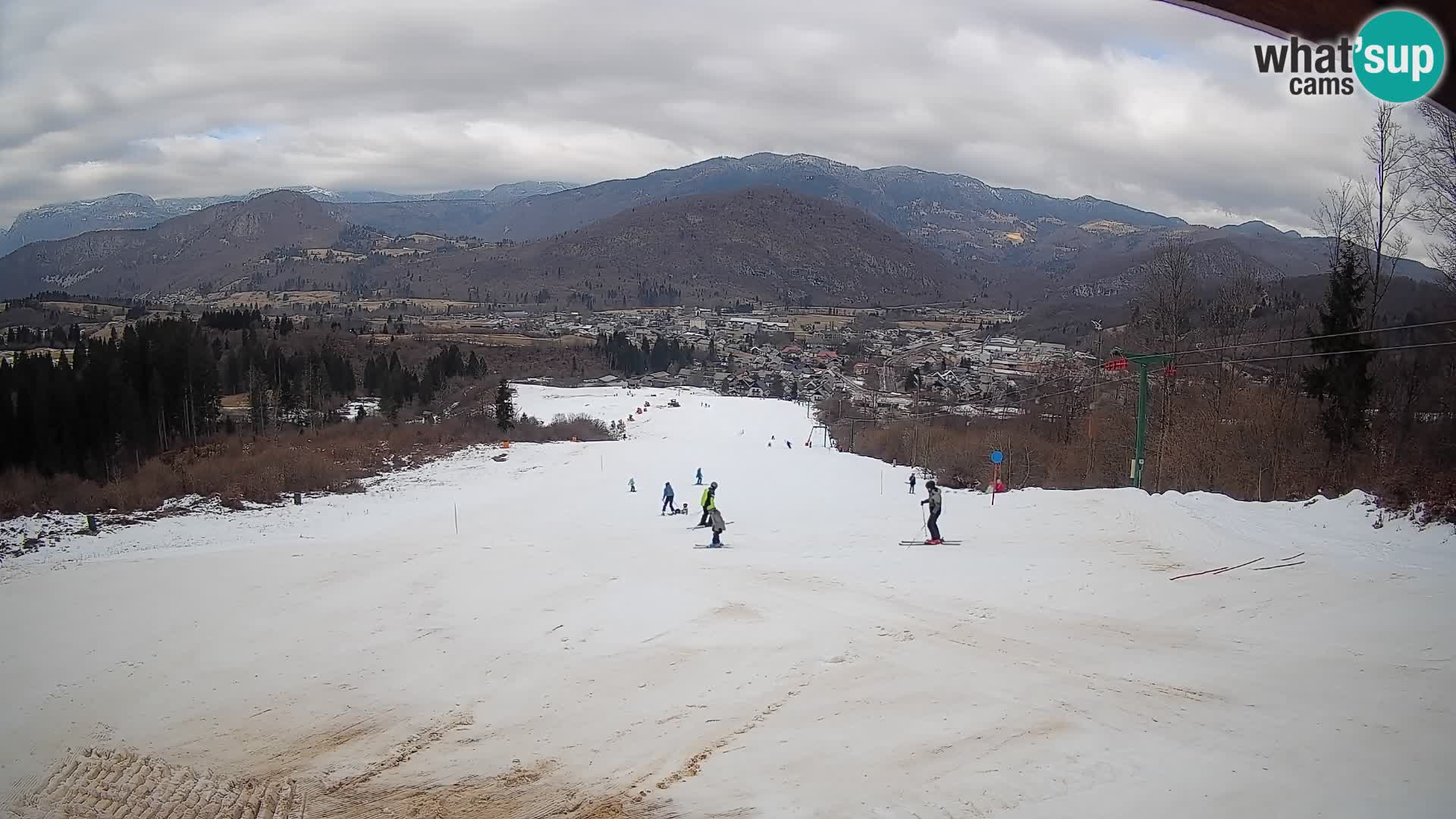 Spletna kamera Bohinjska Bistrica – Pogled v živo s smučišča Kozji Hrbet
