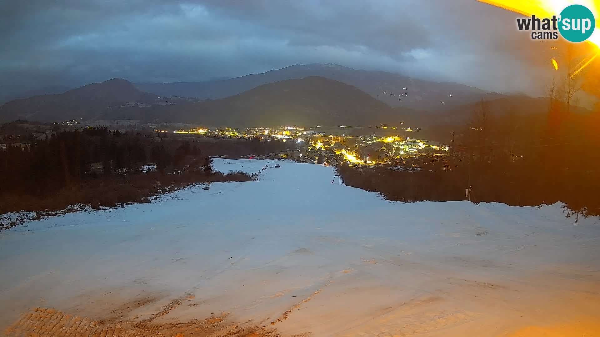 Cámara en vivo Bohinjska Bistrica – Vista en directo desde la estación de esquí Kozji Hrbet