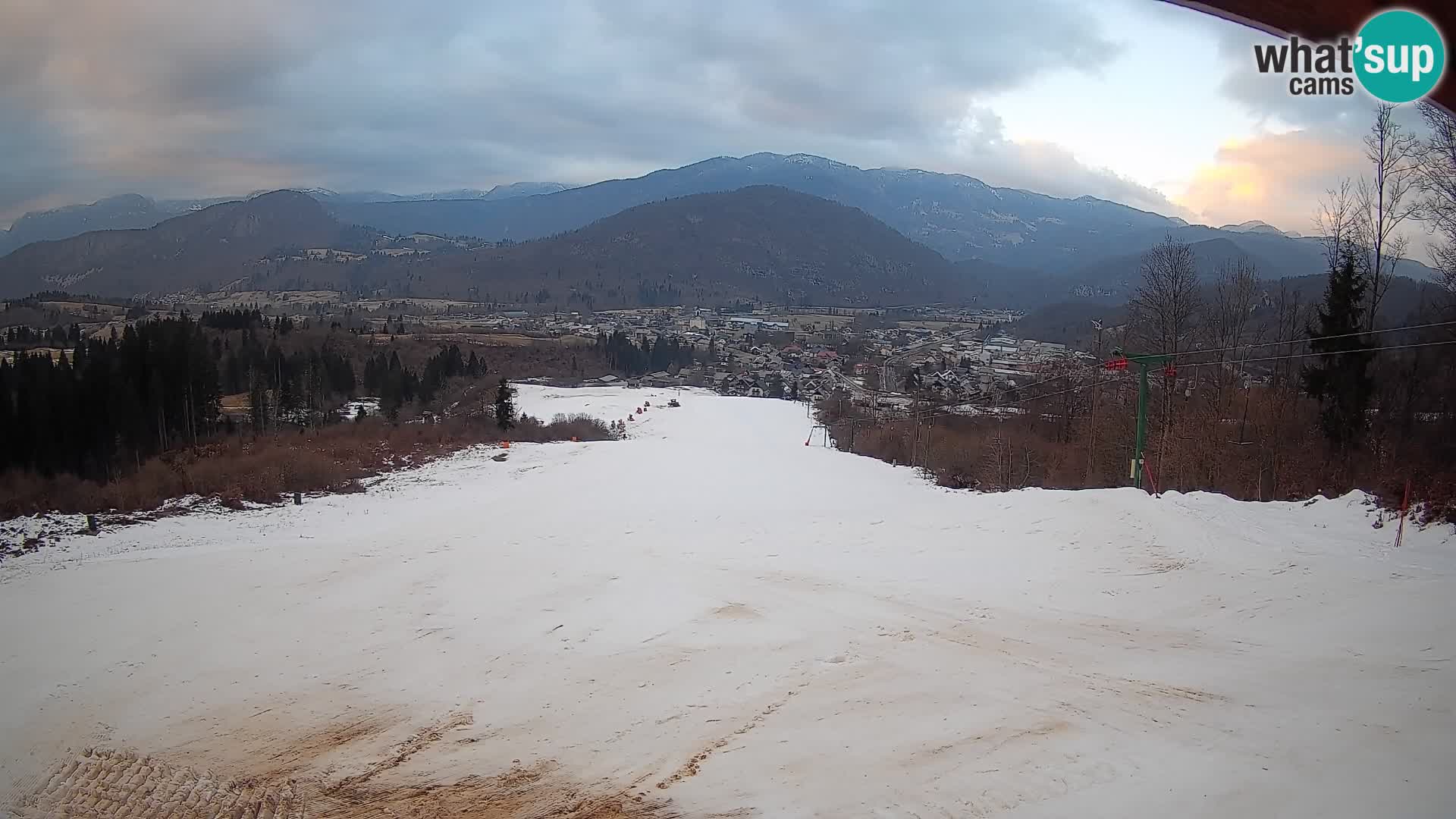 Webcam Bohinjska Bistrica – Live View from Kozji Hrbet Ski Station