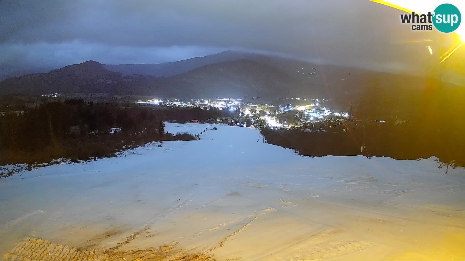 Webcam Bohinjska Bistrica – Live View from Kozji Hrbet Ski Station