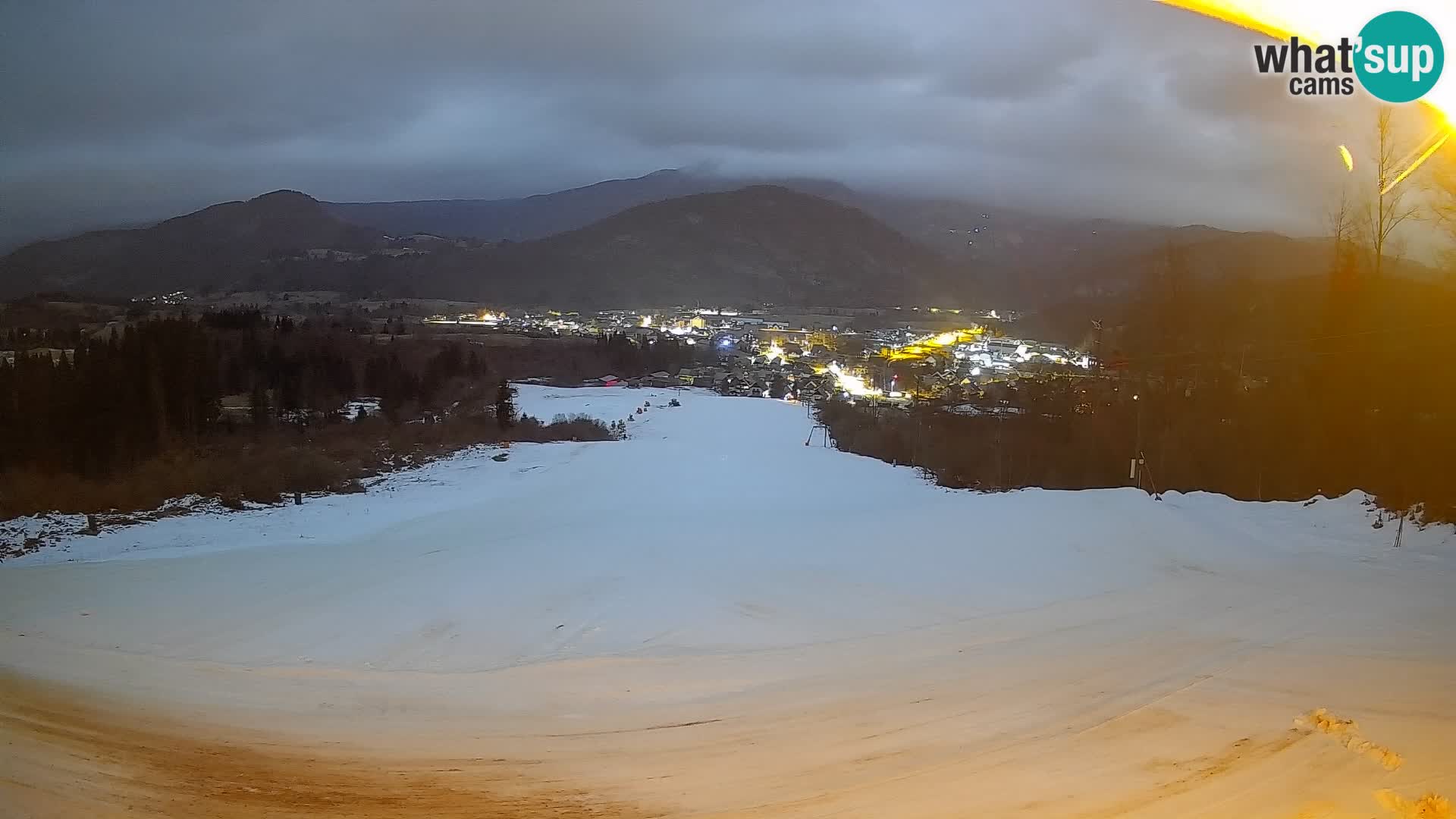 Webcam Bohinjska Bistrica – Live View from Kozji Hrbet Ski Station