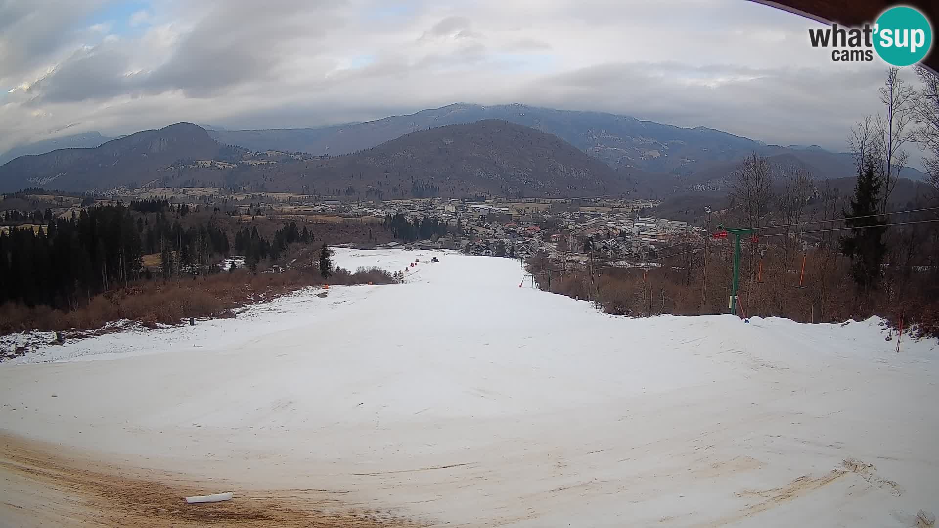 Webcam Bohinjska Bistrica – Live View from Kozji Hrbet Ski Station