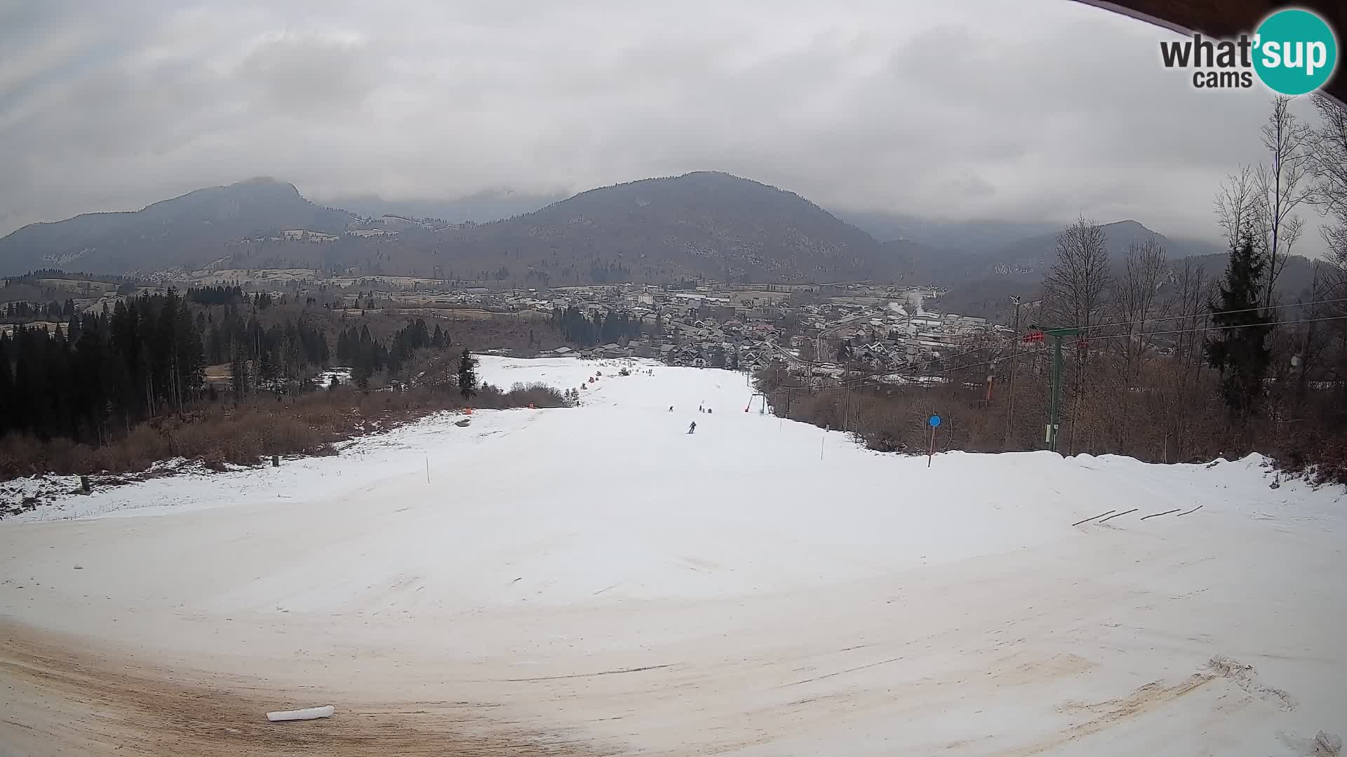 Spletna kamera Bohinjska Bistrica – Pogled v živo s smučišča Kozji Hrbet