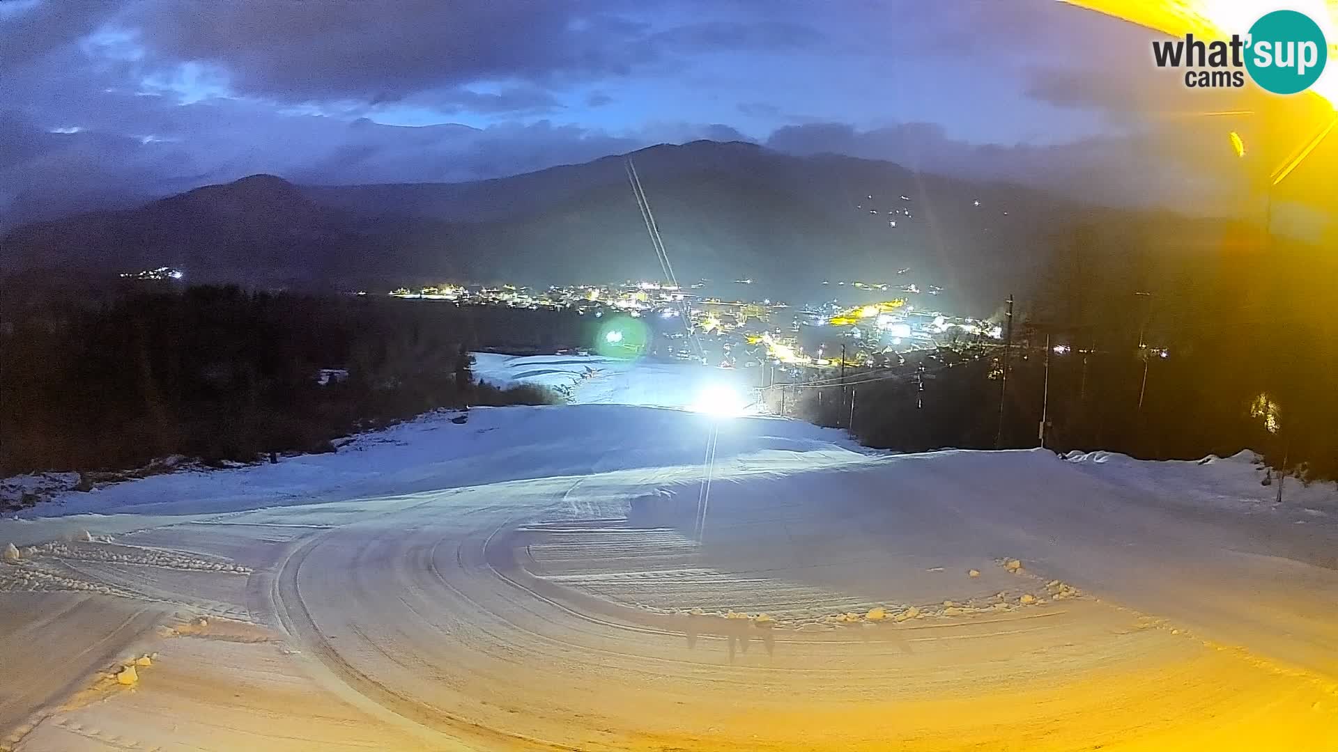 Webcam Bohinjska Bistrica – Vista live dalla stazione sciistica Kozji Hrbet