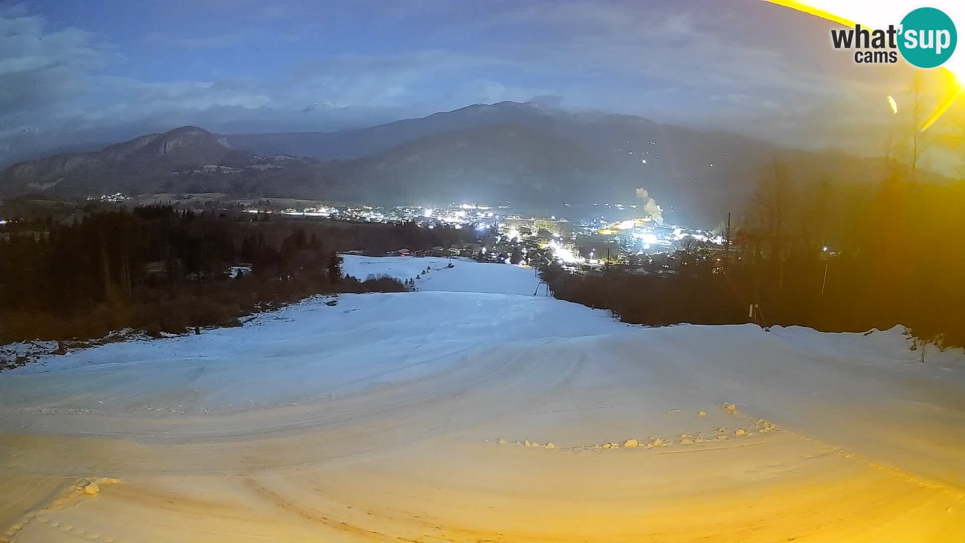 Webcam Bohinjska Bistrica – Vista live dalla stazione sciistica Kozji Hrbet