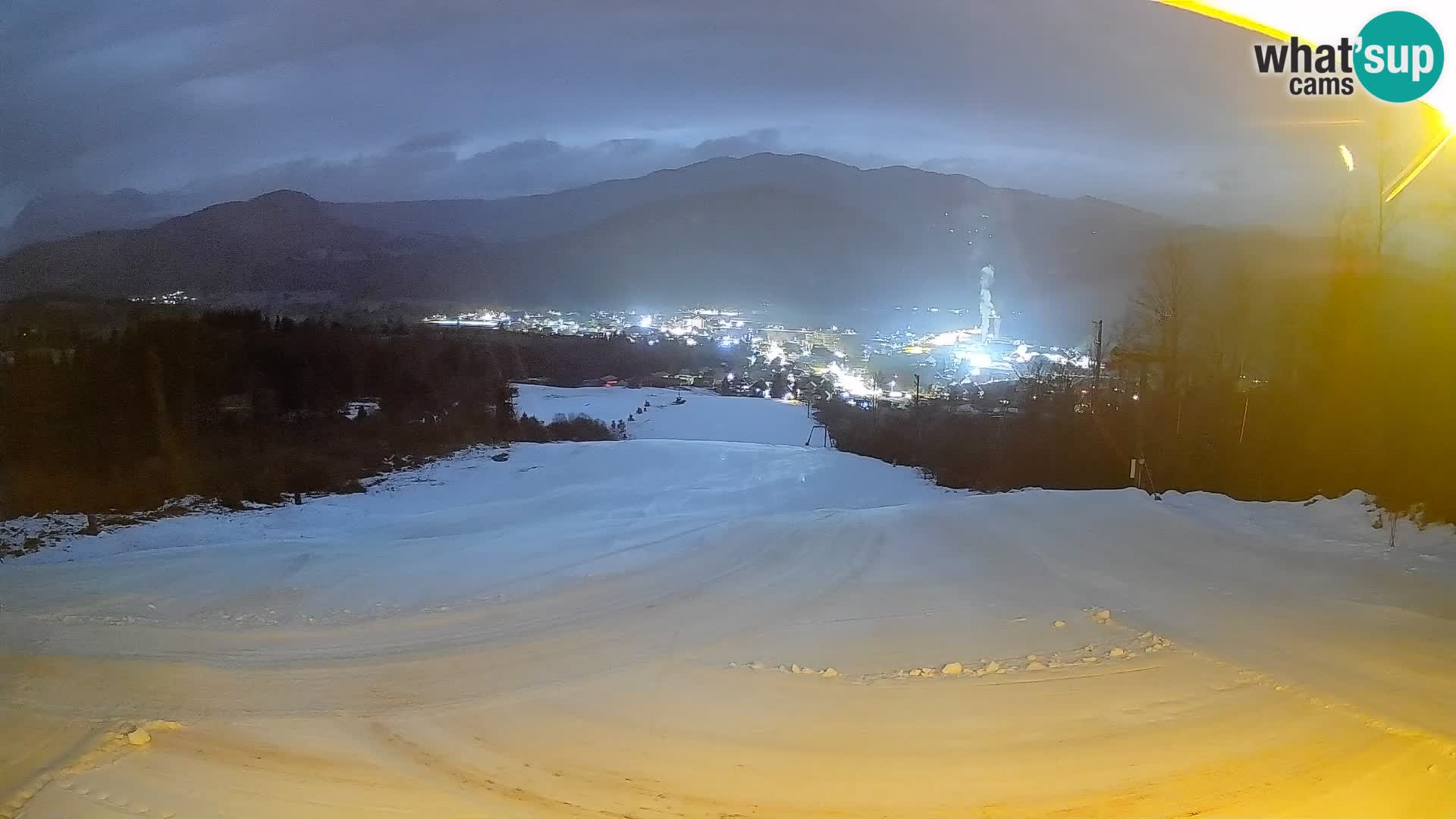 Webcam Bohinjska Bistrica – Vista live dalla stazione sciistica Kozji Hrbet