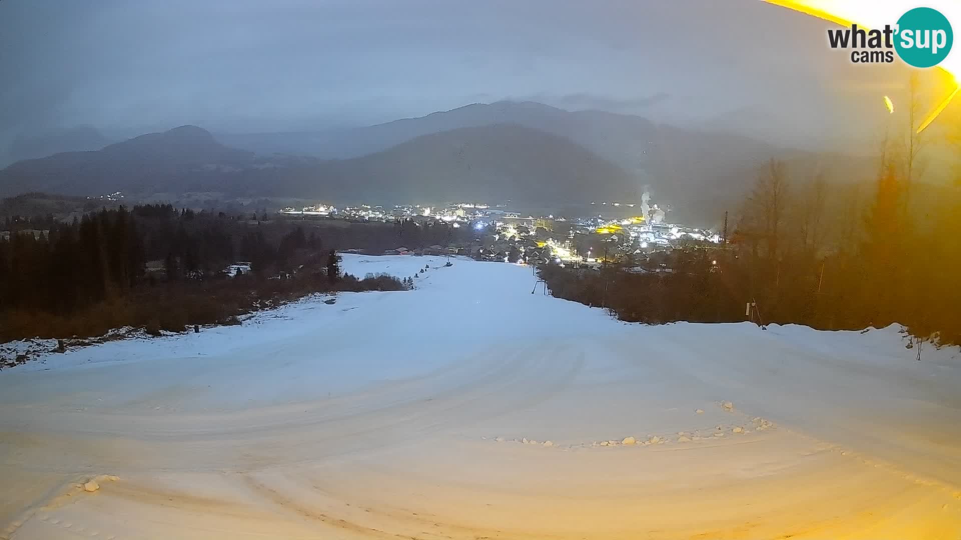Webcam Bohinjska Bistrica – Live View from Kozji Hrbet Ski Station