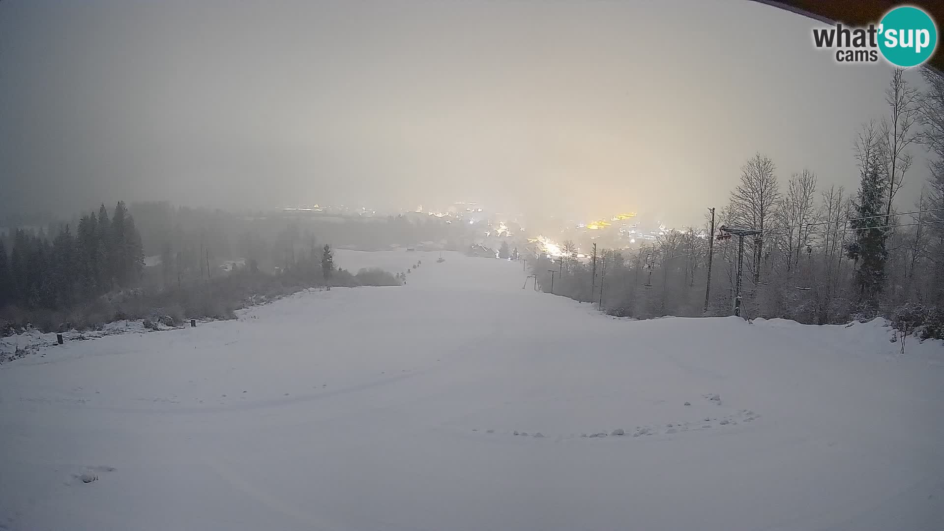 Webcam Bohinjska Bistrica – Vista live dalla stazione sciistica Kozji Hrbet