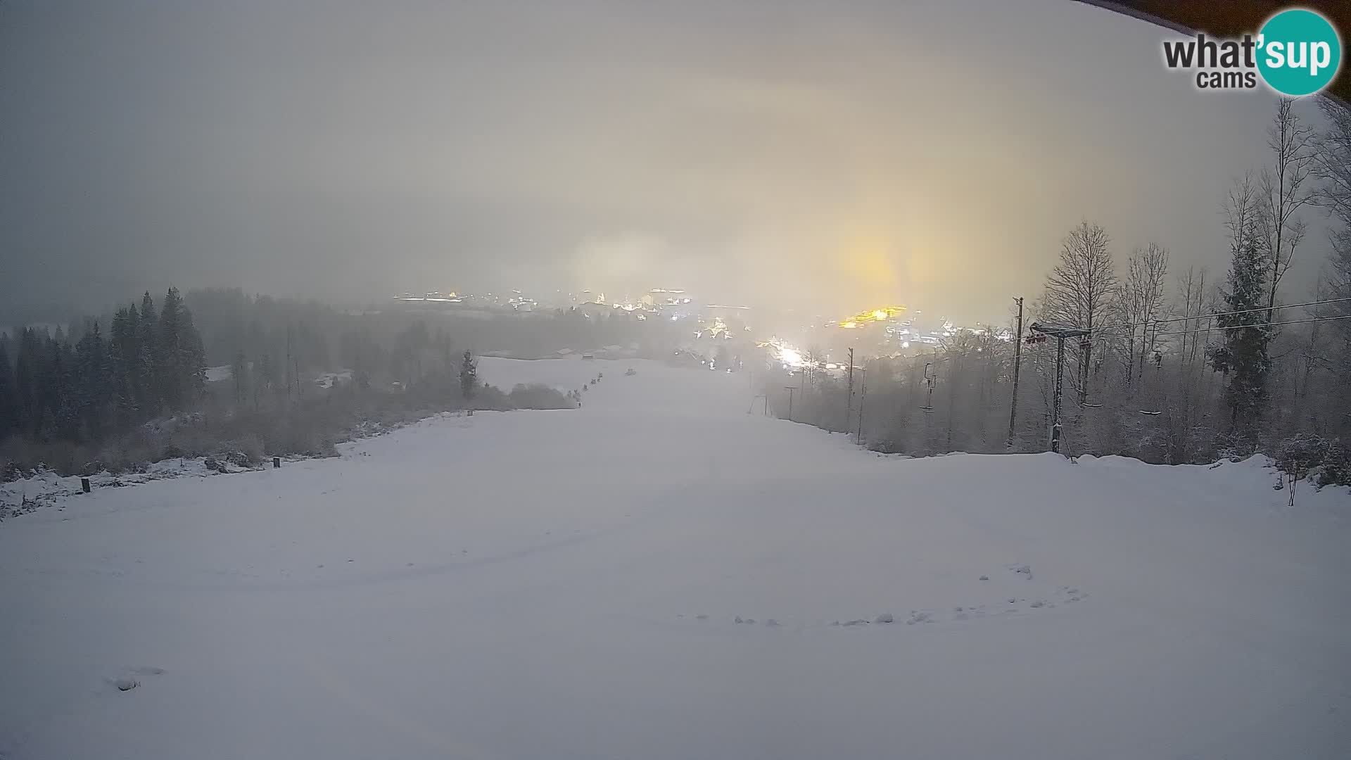 Webcam Bohinjska Bistrica – Vista live dalla stazione sciistica Kozji Hrbet