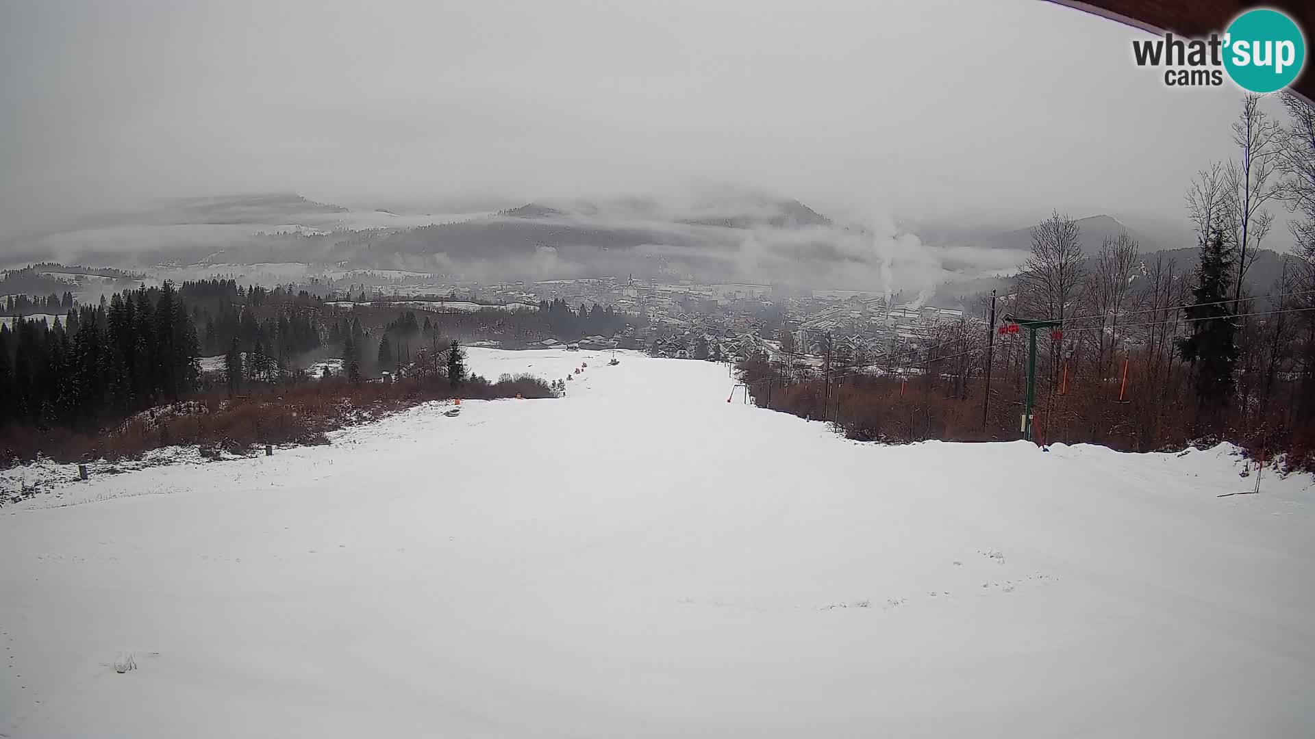 Webcam Bohinjska Bistrica – Live View from Kozji Hrbet Ski Station