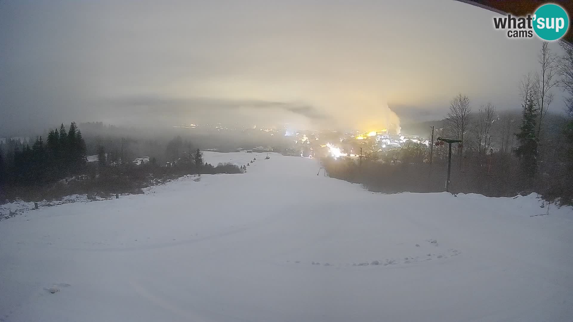 Webcam Bohinjska Bistrica – Vista live dalla stazione sciistica Kozji Hrbet