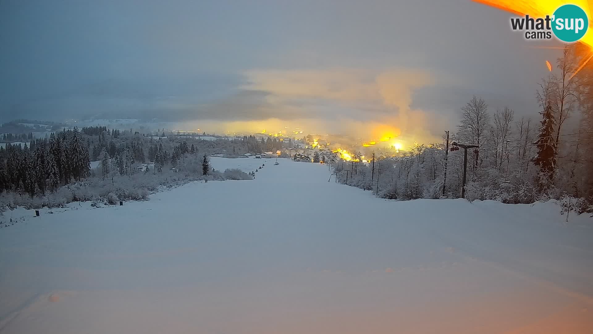 Livekamera Bohinjska Bistrica – Liveblick von der Skistation Kozji Hrbet