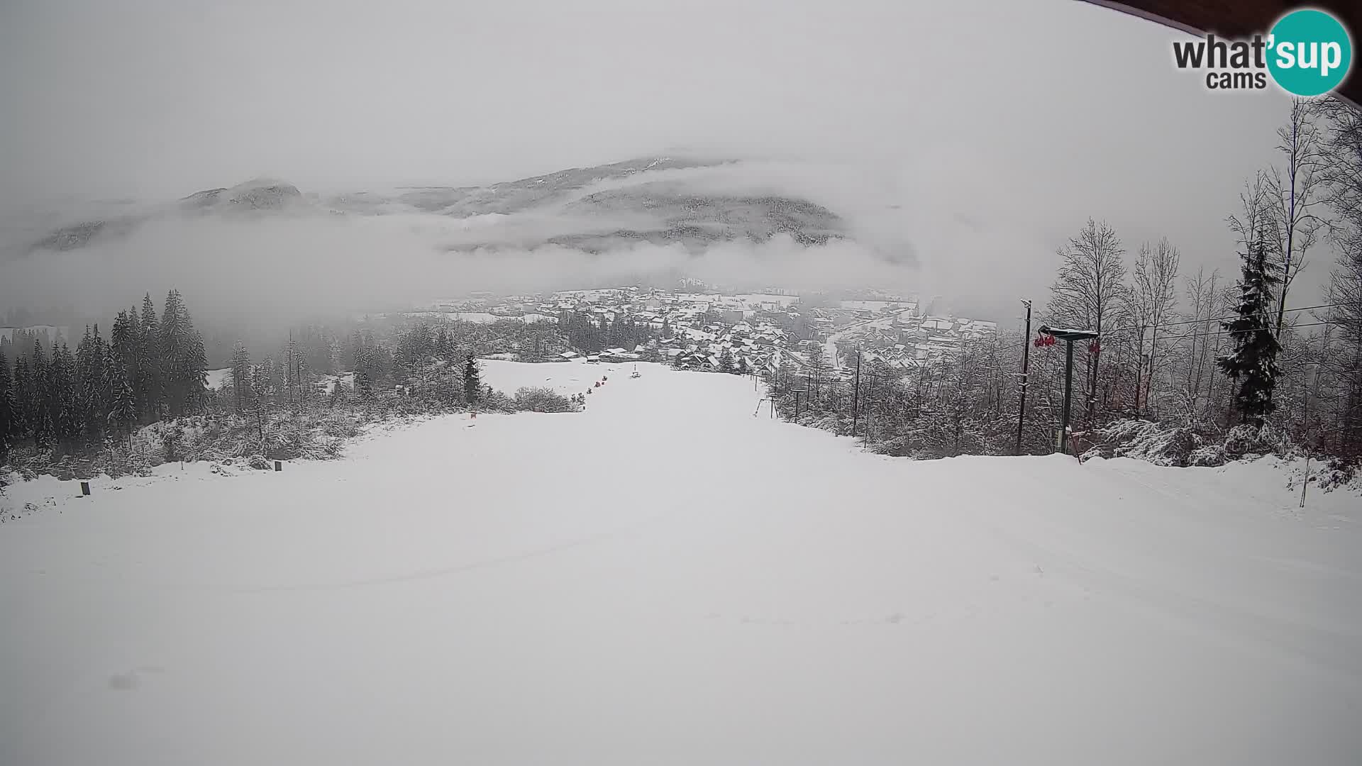 Webcam Bohinjska Bistrica – Live View from Kozji Hrbet Ski Station