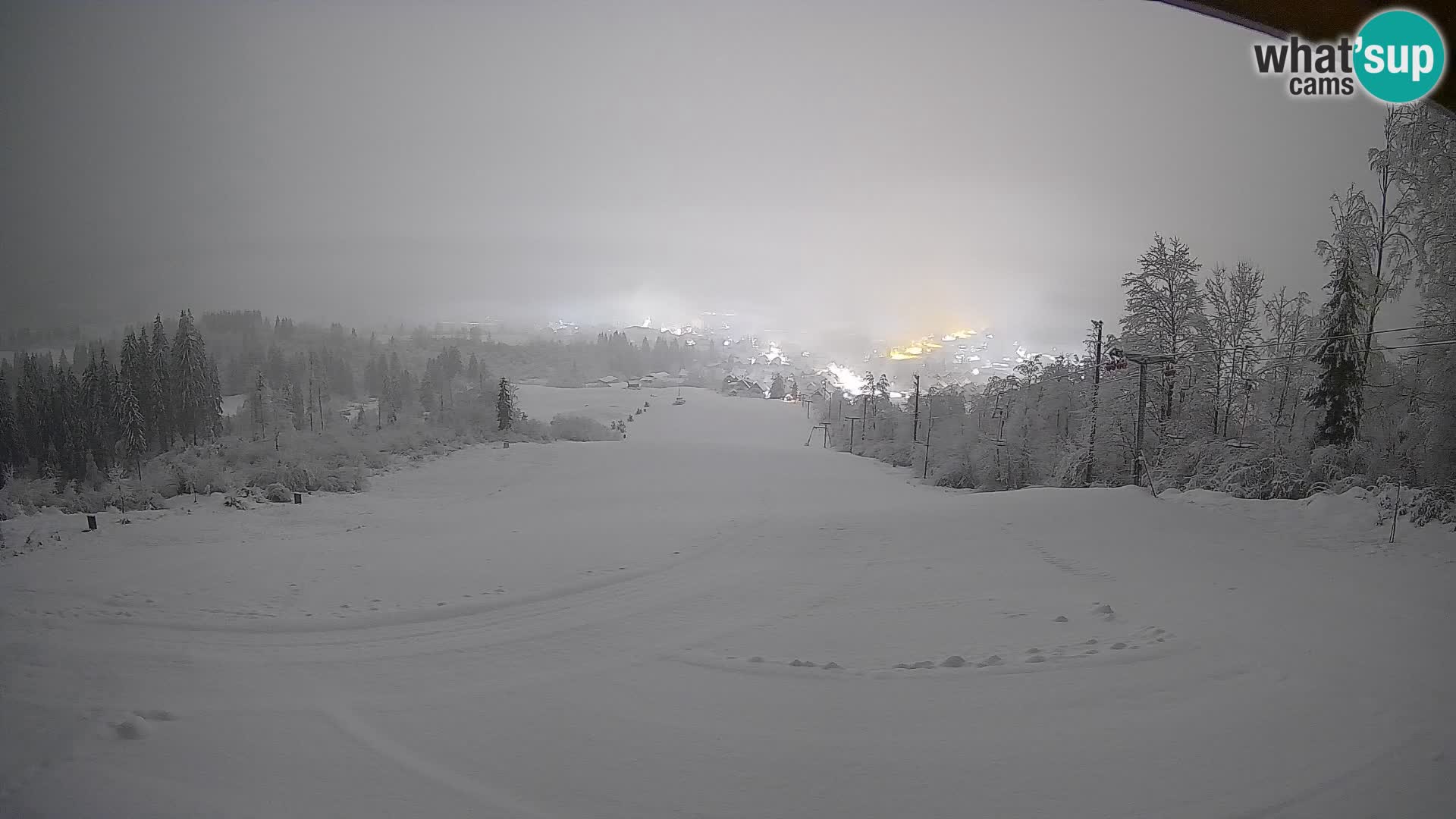 Webcam Bohinjska Bistrica – Live View from Kozji Hrbet Ski Station