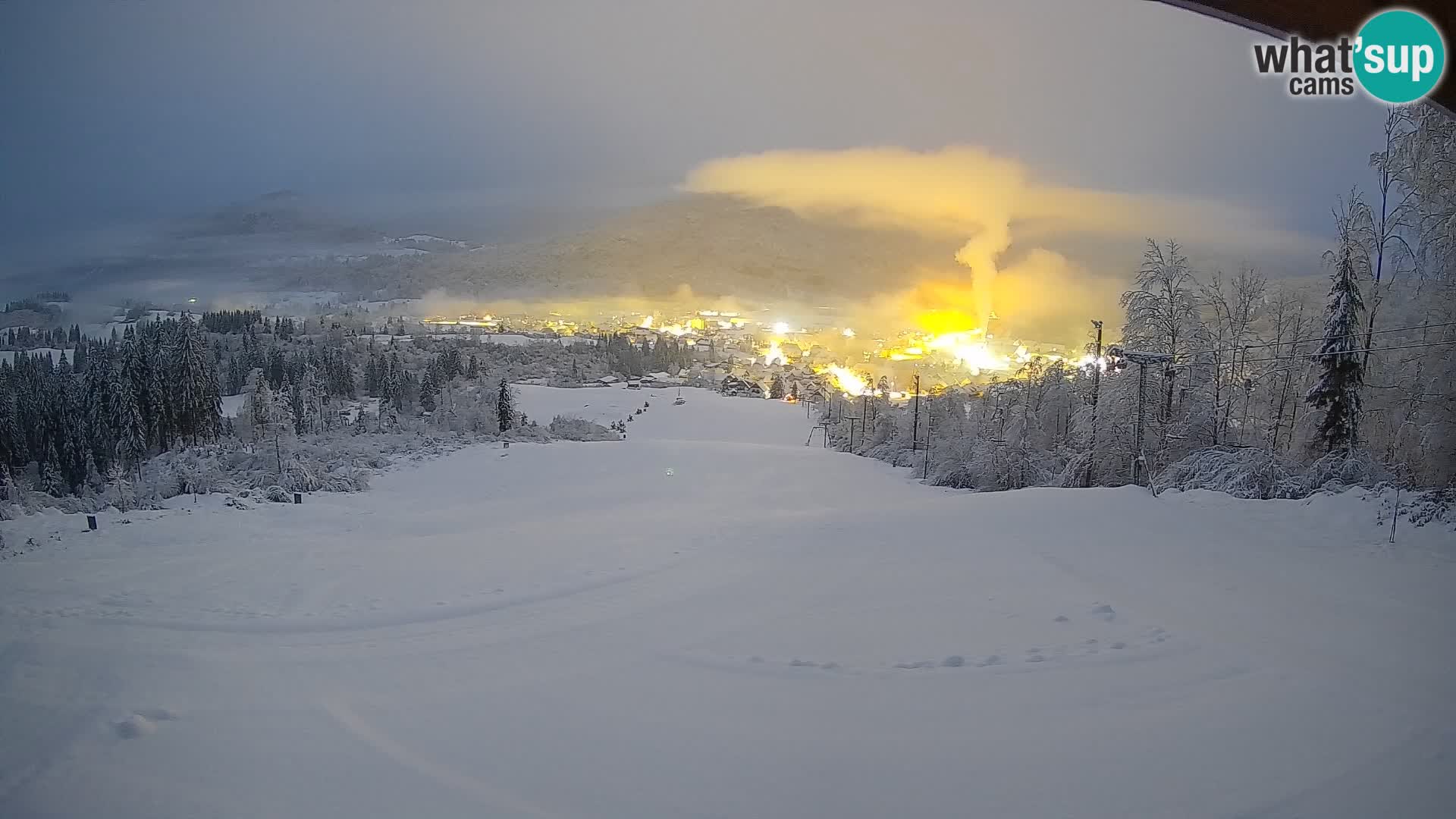 Cámara en vivo Bohinjska Bistrica – Vista en directo desde la estación de esquí Kozji Hrbet