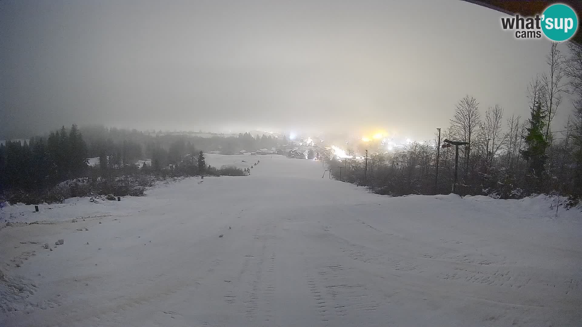 Spletna kamera Bohinjska Bistrica – Pogled v živo s smučišča Kozji Hrbet
