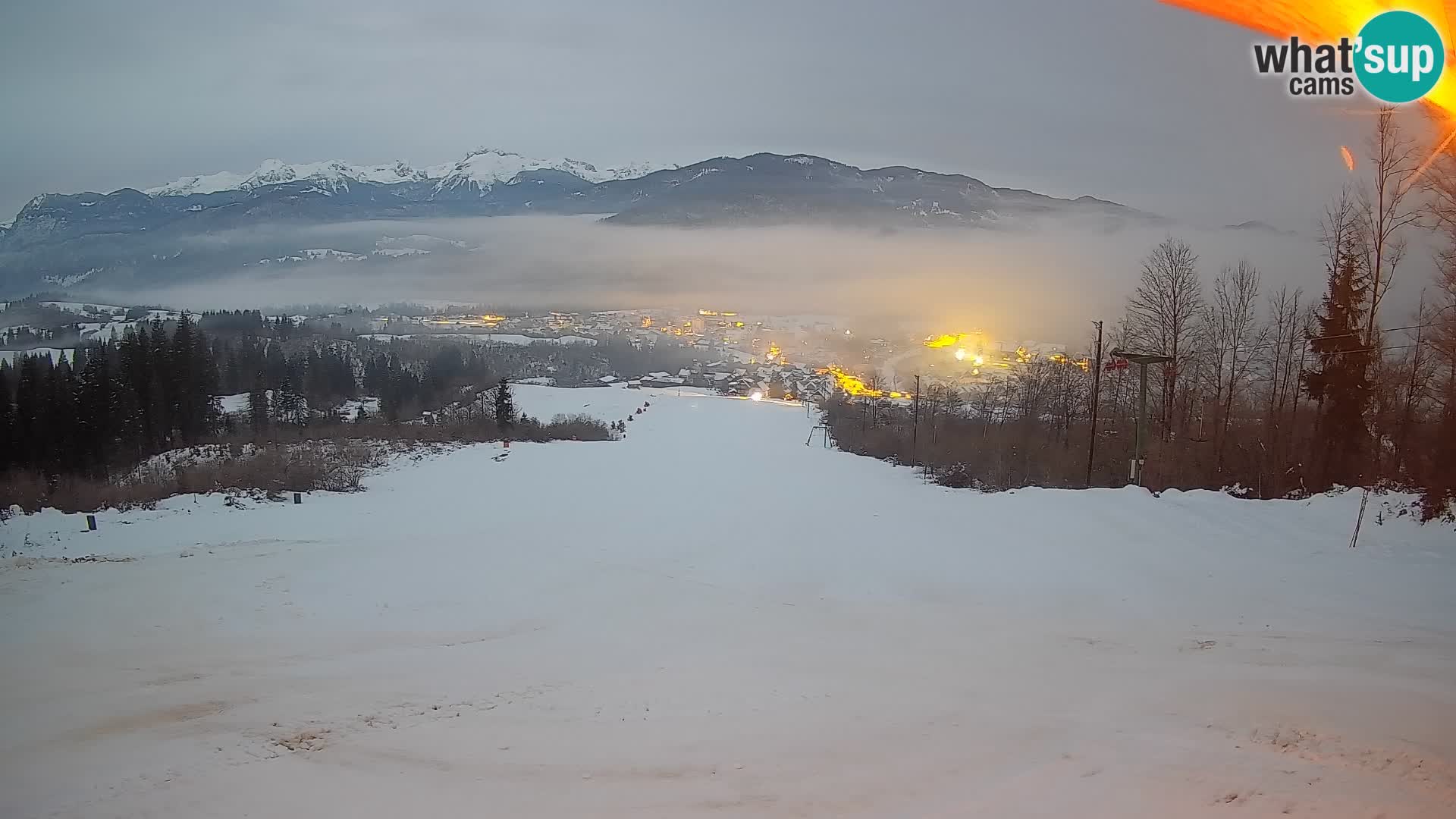 Cámara en vivo Bohinjska Bistrica – Vista en directo desde la estación de esquí Kozji Hrbet