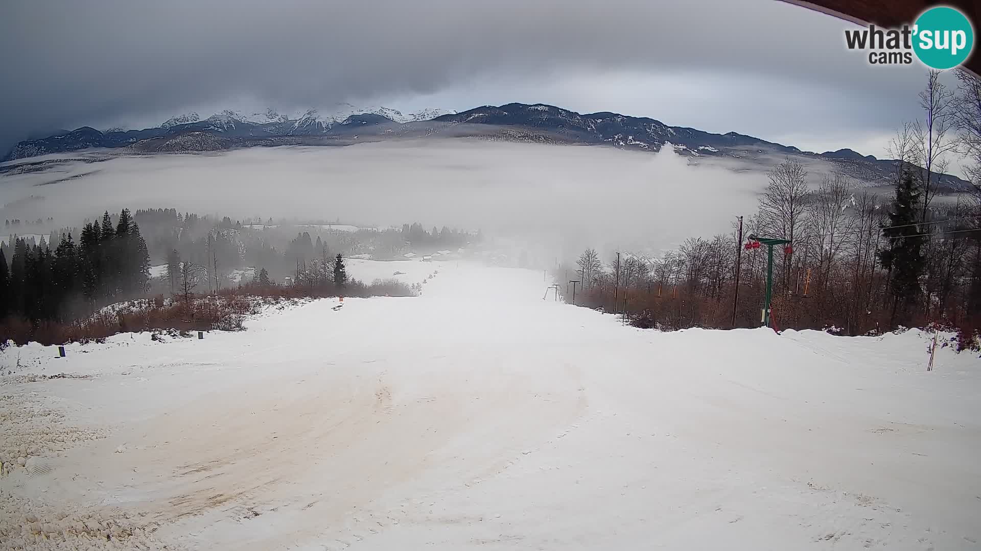 Webcam Bohinjska Bistrica – Live View from Kozji Hrbet Ski Station