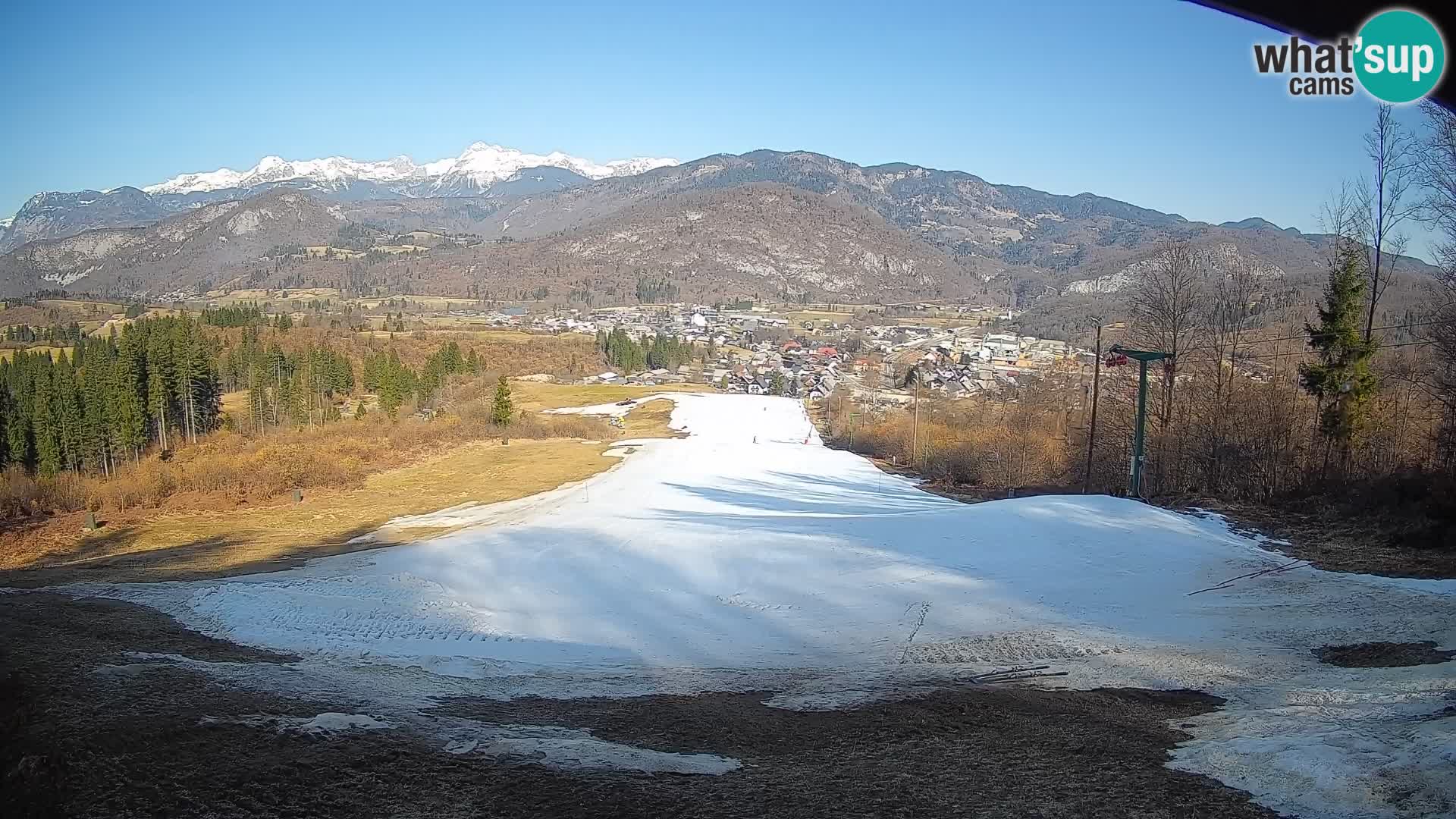 Cámara en vivo Bohinjska Bistrica – Vista en directo desde la estación de esquí Kozji Hrbet