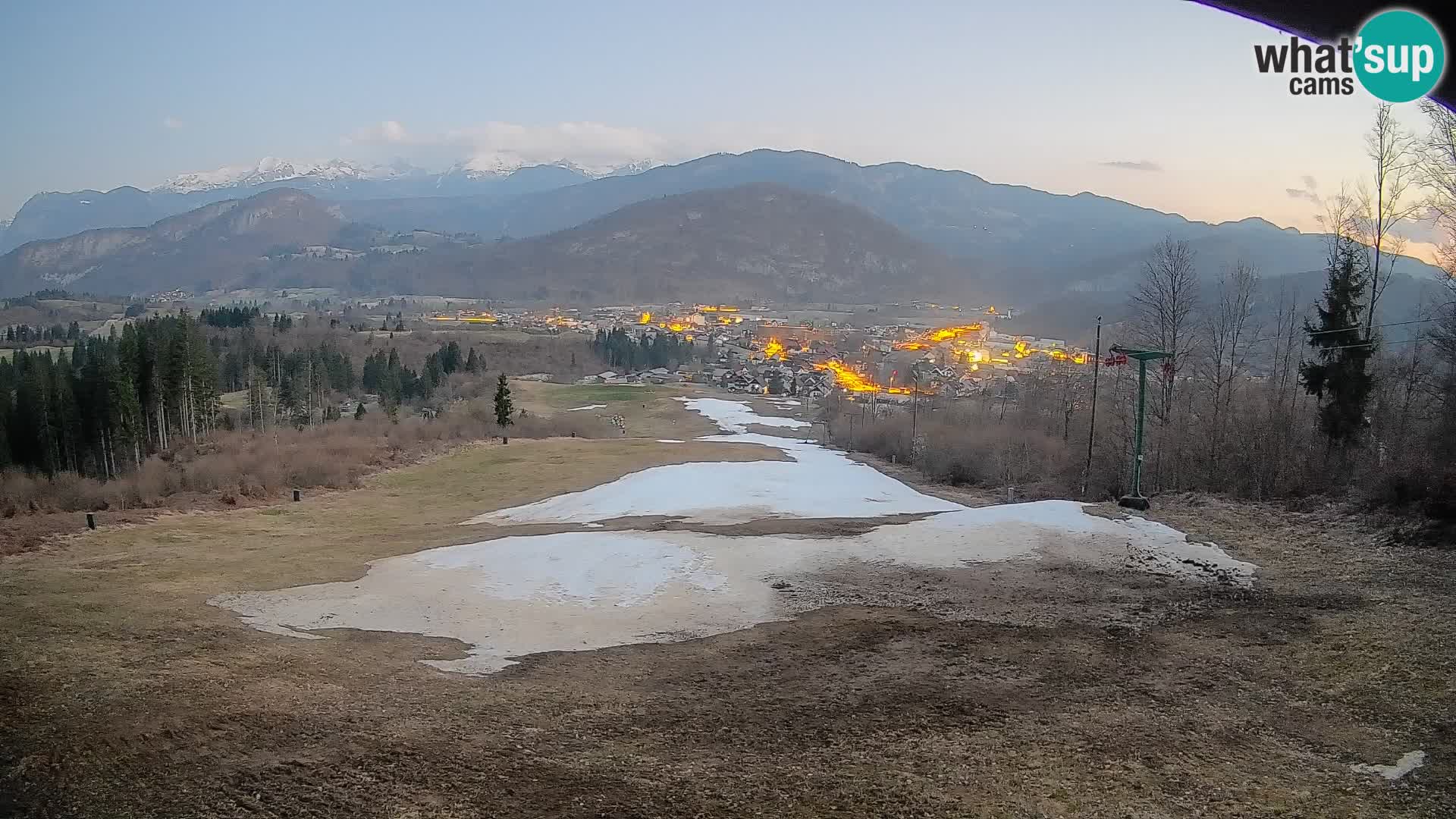 Webcam Bohinjska Bistrica – Live View from Kozji Hrbet Ski Station