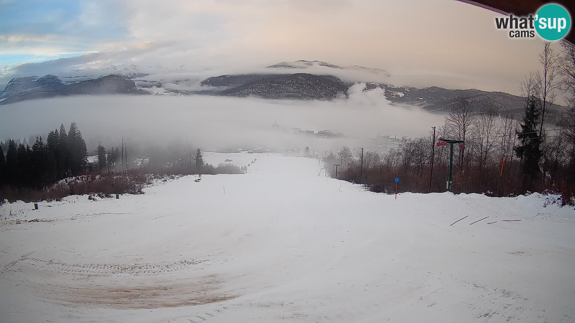 Webcam Bohinjska Bistrica – Vista live dalla stazione sciistica Kozji Hrbet