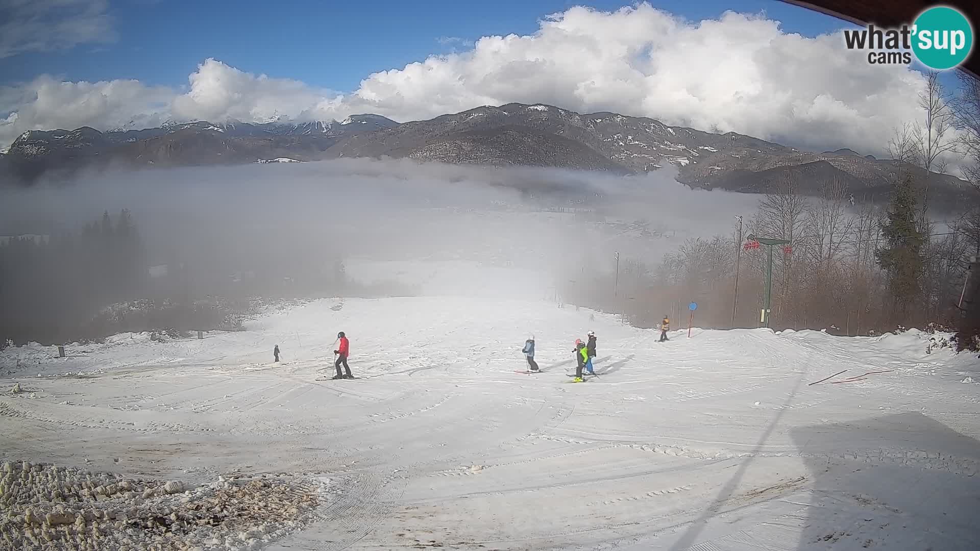 Spletna kamera Bohinjska Bistrica – Pogled v živo s smučišča Kozji Hrbet