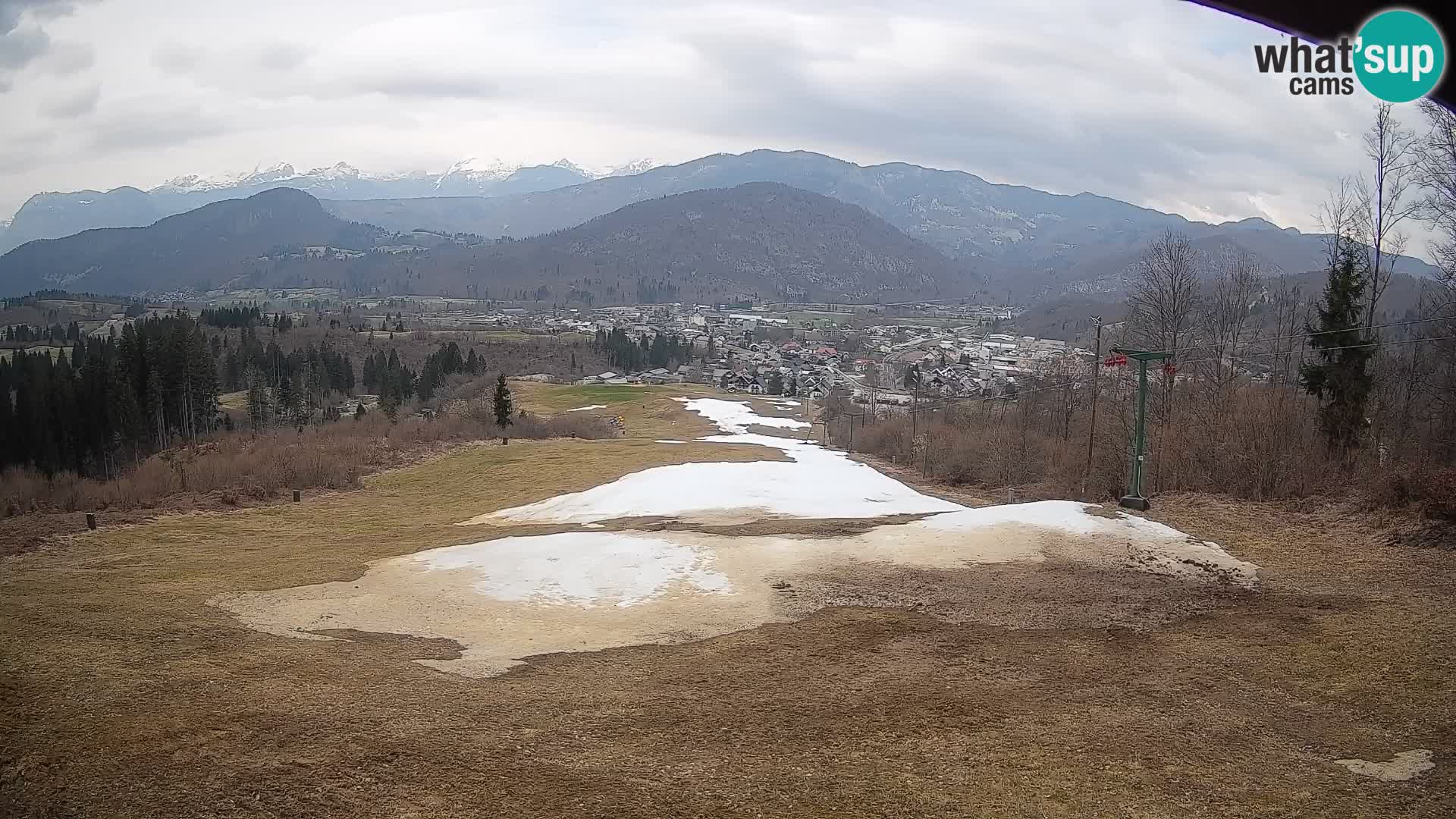 Spletna kamera Bohinjska Bistrica – Pogled v živo s smučišča Kozji Hrbet