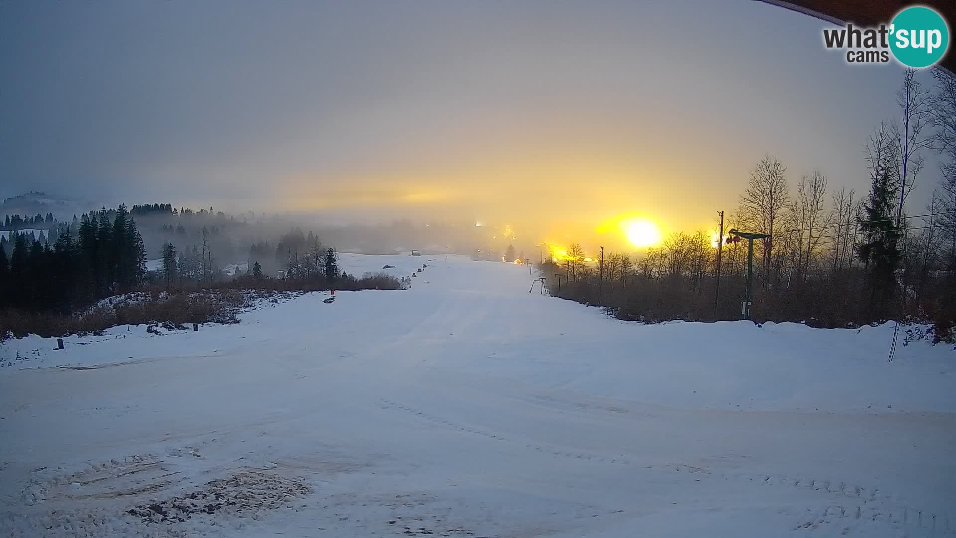 Webcam Bohinjska Bistrica – Live View from Kozji Hrbet Ski Station