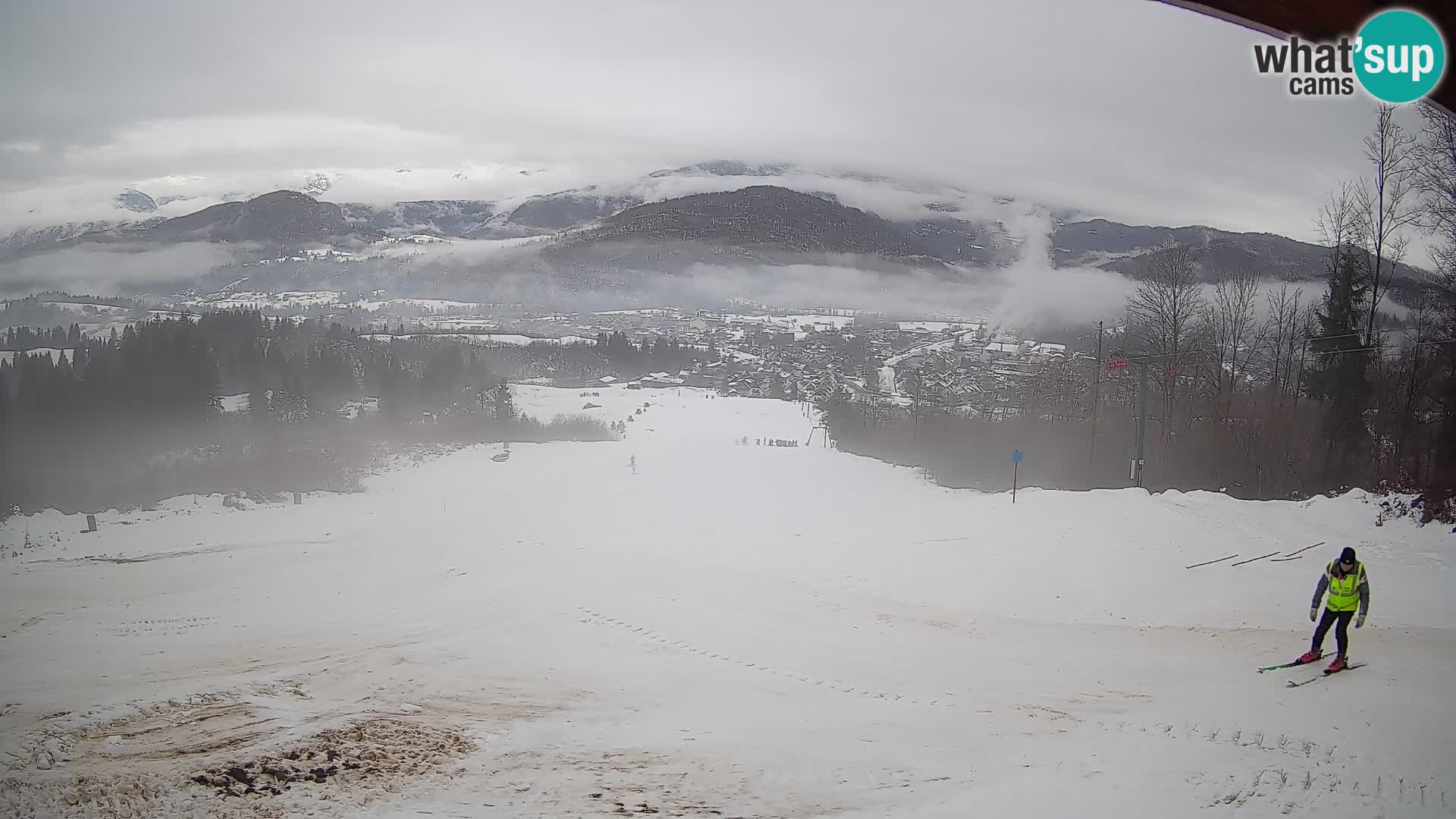 Spletna kamera Bohinjska Bistrica – Pogled v živo s smučišča Kozji Hrbet