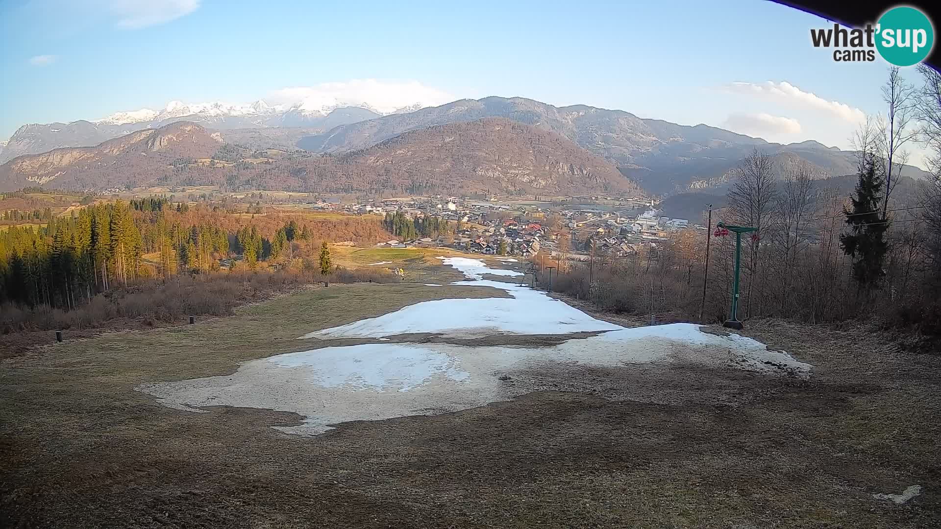 Webcam Bohinjska Bistrica – Live View from Kozji Hrbet Ski Station