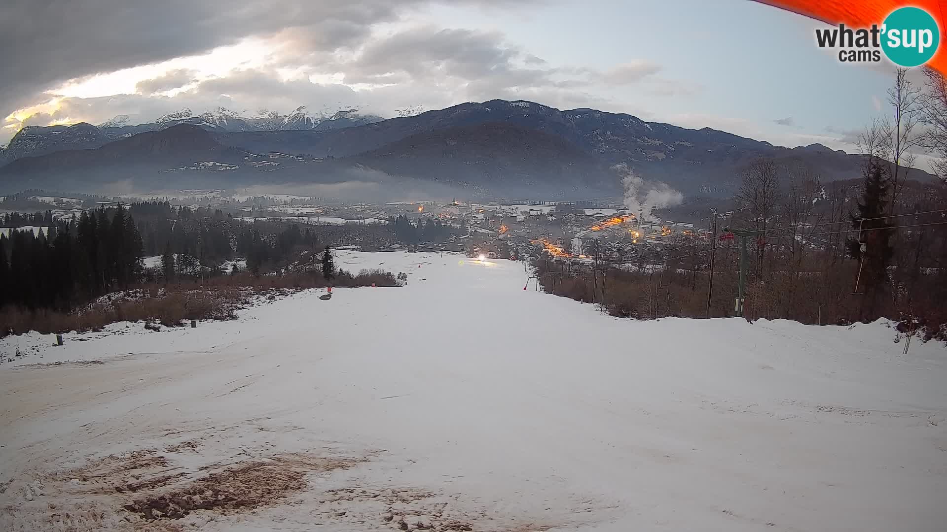 Webcam Bohinjska Bistrica – Live View from Kozji Hrbet Ski Station