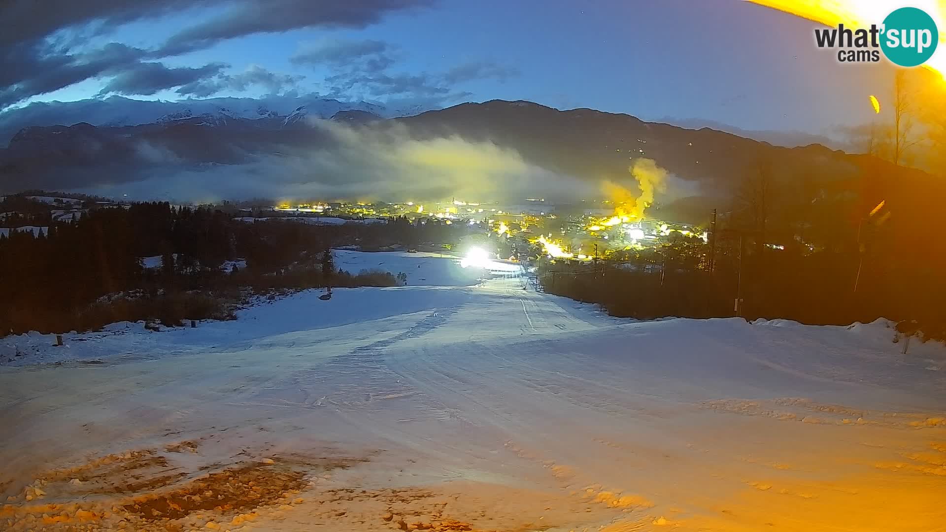 Webcam Bohinjska Bistrica – Vista live dalla stazione sciistica Kozji Hrbet
