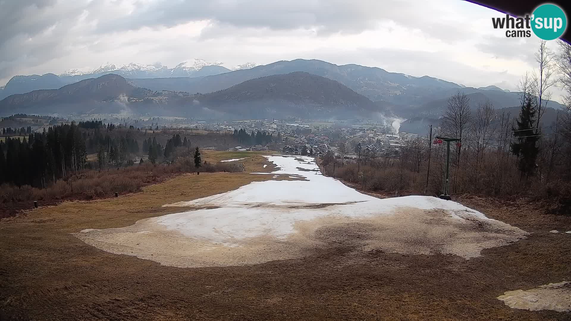 Webcam Bohinjska Bistrica – Live View from Kozji Hrbet Ski Station