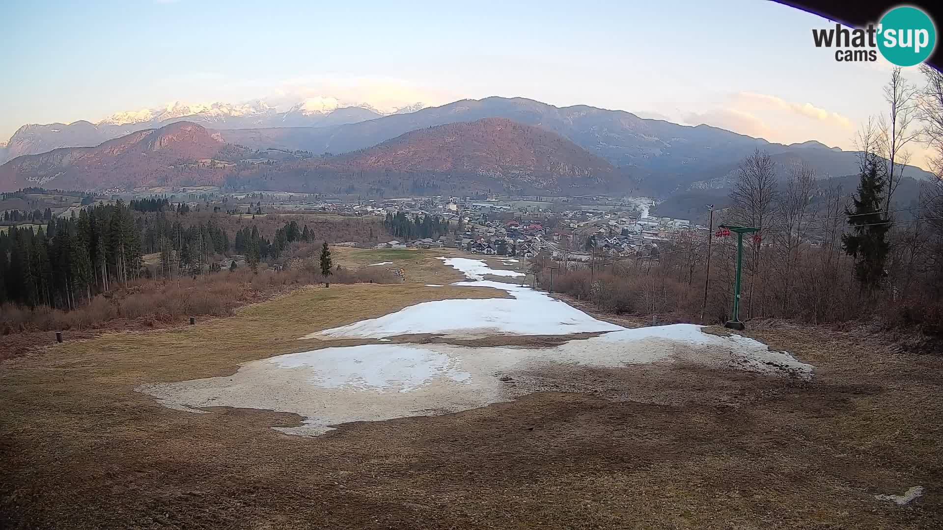 Webcam Bohinjska Bistrica – Live View from Kozji Hrbet Ski Station