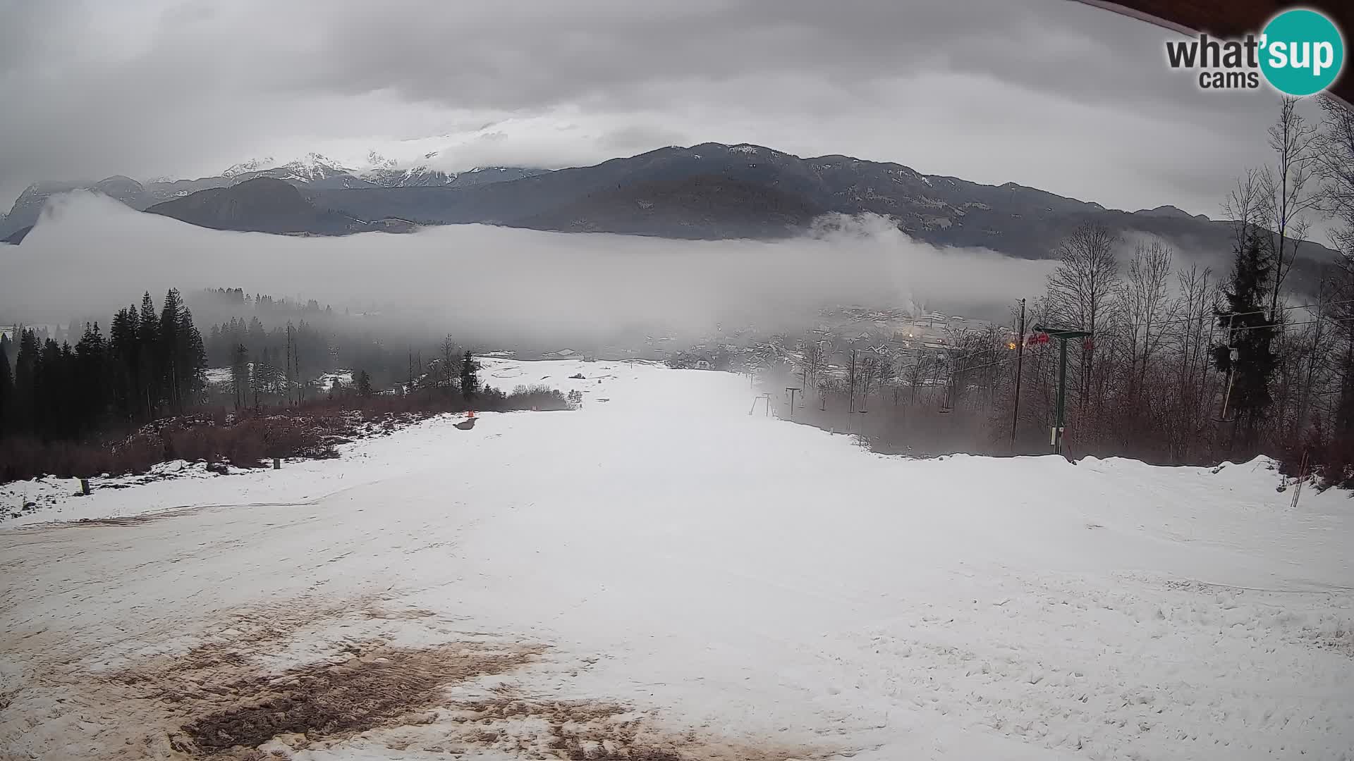 Webcam Bohinjska Bistrica – Live View from Kozji Hrbet Ski Station