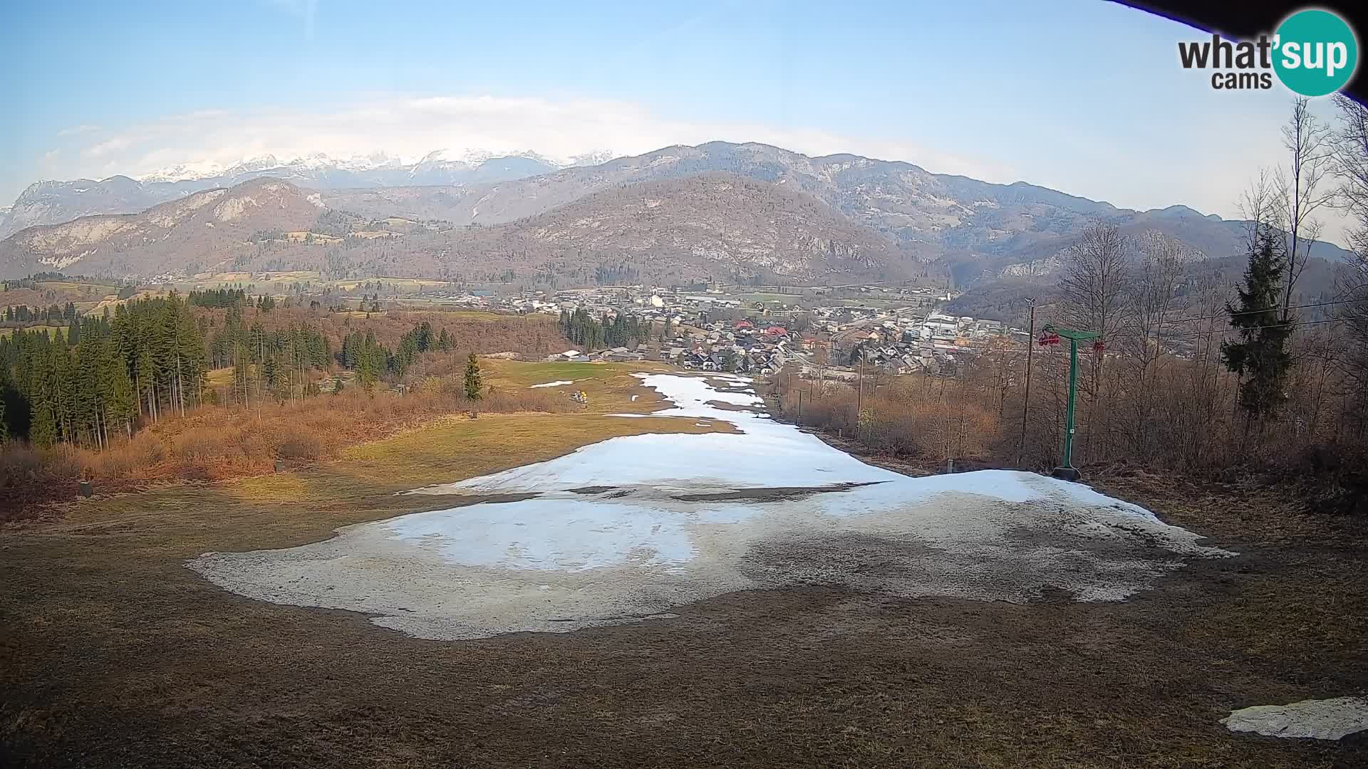 Cámara en vivo Bohinjska Bistrica – Vista en directo desde la estación de esquí Kozji Hrbet