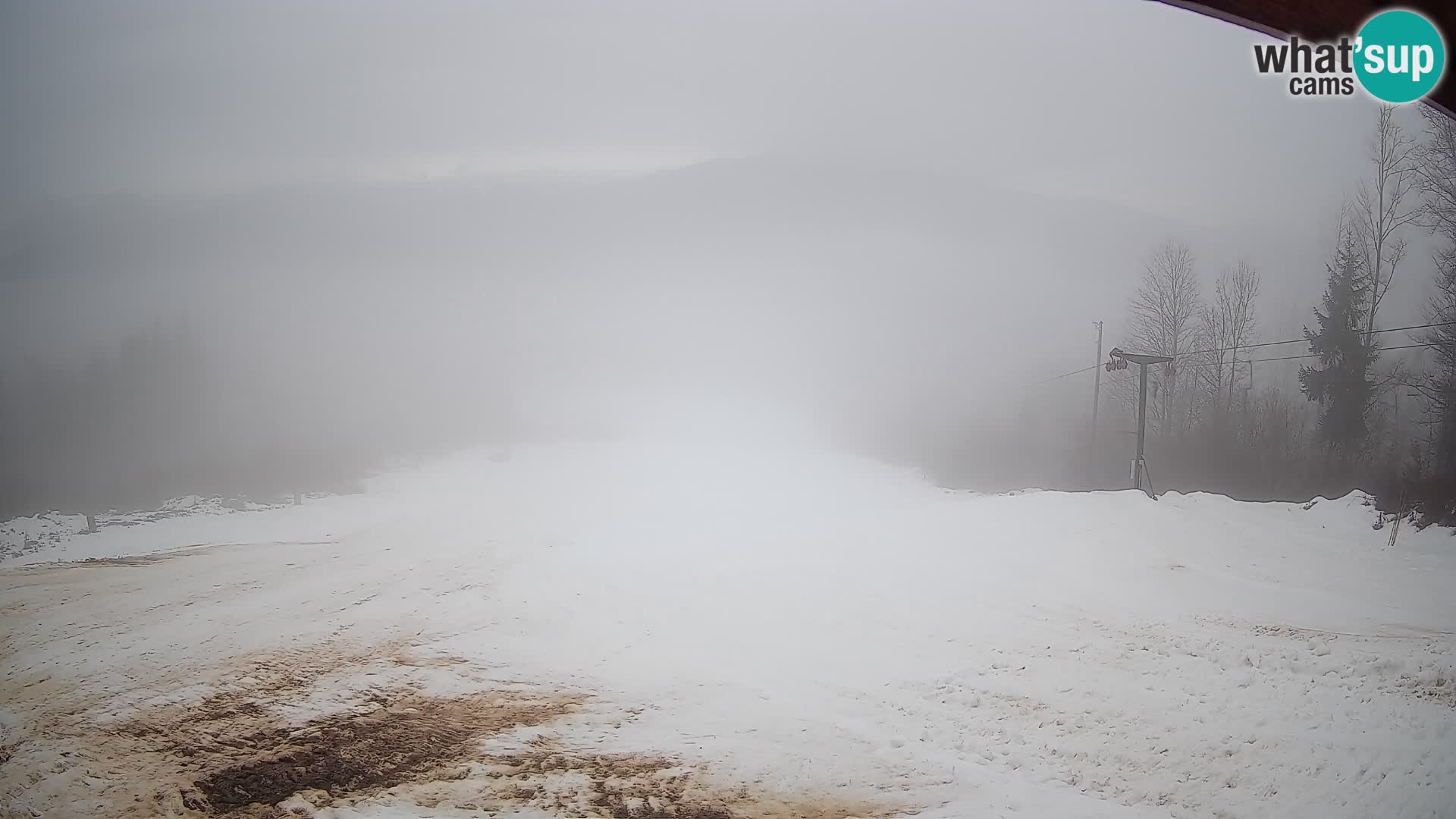 Spletna kamera Bohinjska Bistrica – Pogled v živo s smučišča Kozji Hrbet