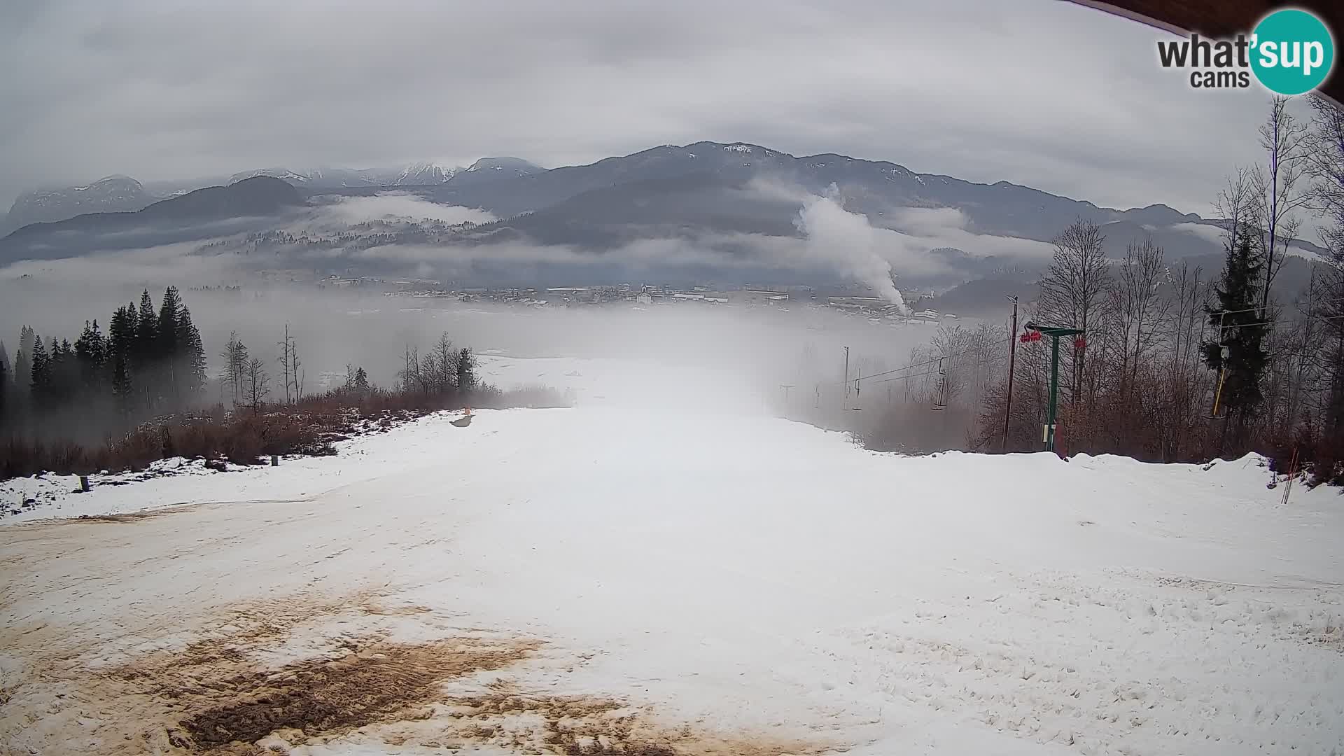 Webcam Bohinjska Bistrica – Vista live dalla stazione sciistica Kozji Hrbet