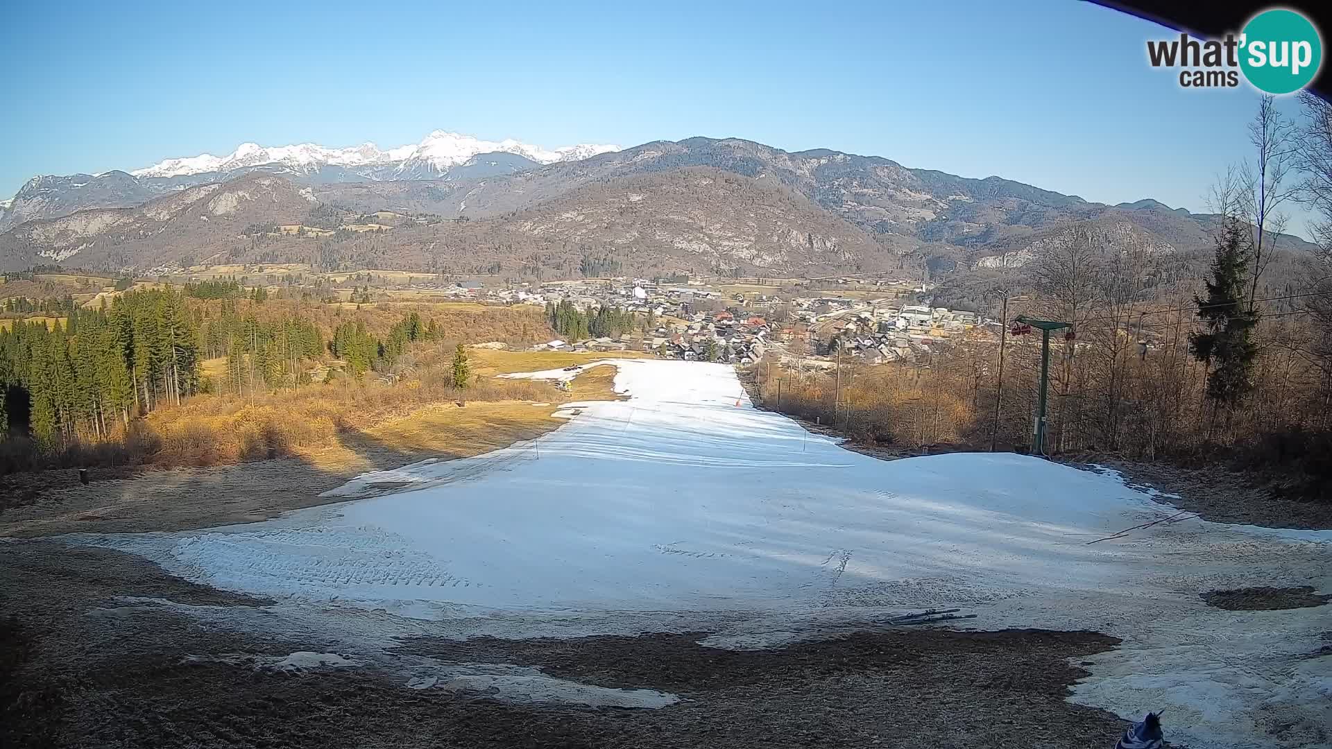 Cámara en vivo Bohinjska Bistrica – Vista en directo desde la estación de esquí Kozji Hrbet