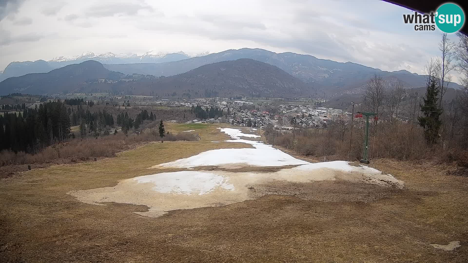 Spletna kamera Bohinjska Bistrica – Pogled v živo s smučišča Kozji Hrbet