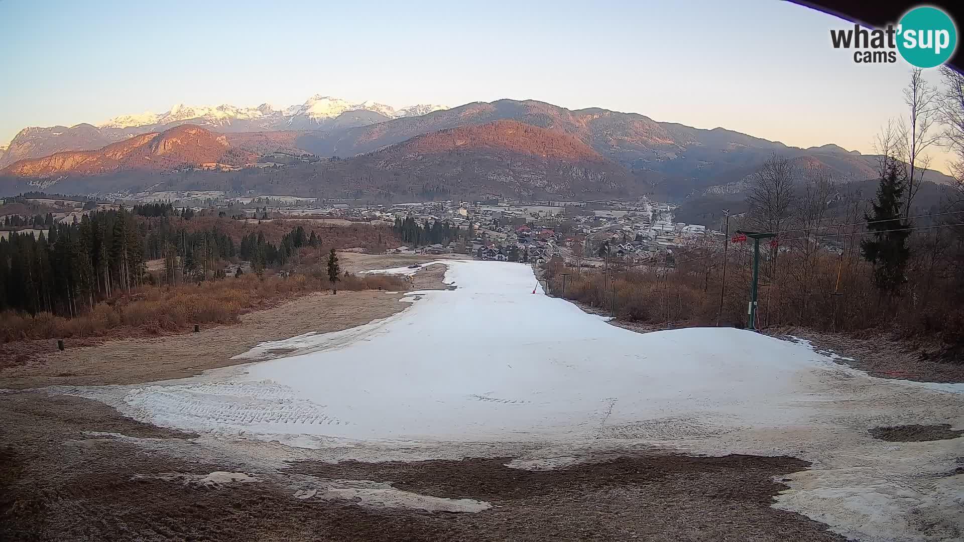 Cámara en vivo Bohinjska Bistrica – Vista en directo desde la estación de esquí Kozji Hrbet