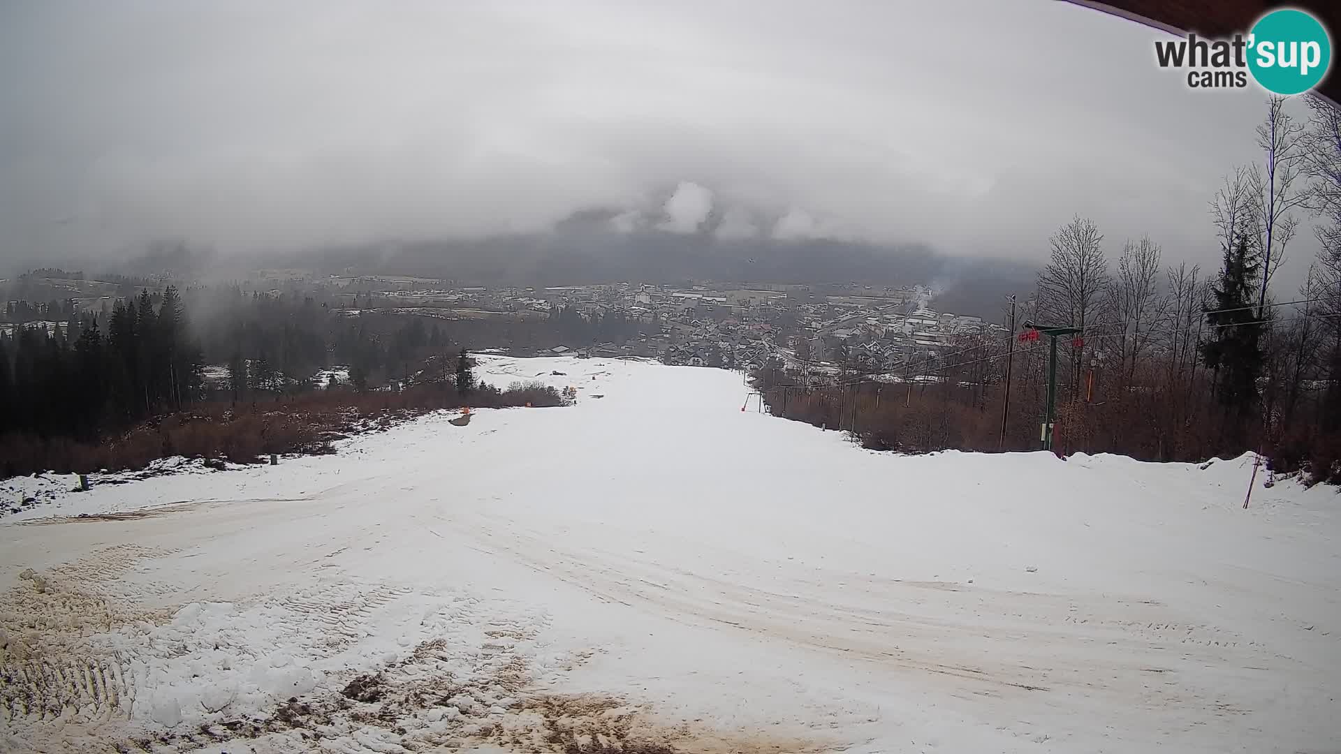 Webcam Bohinjska Bistrica – Vista live dalla stazione sciistica Kozji Hrbet